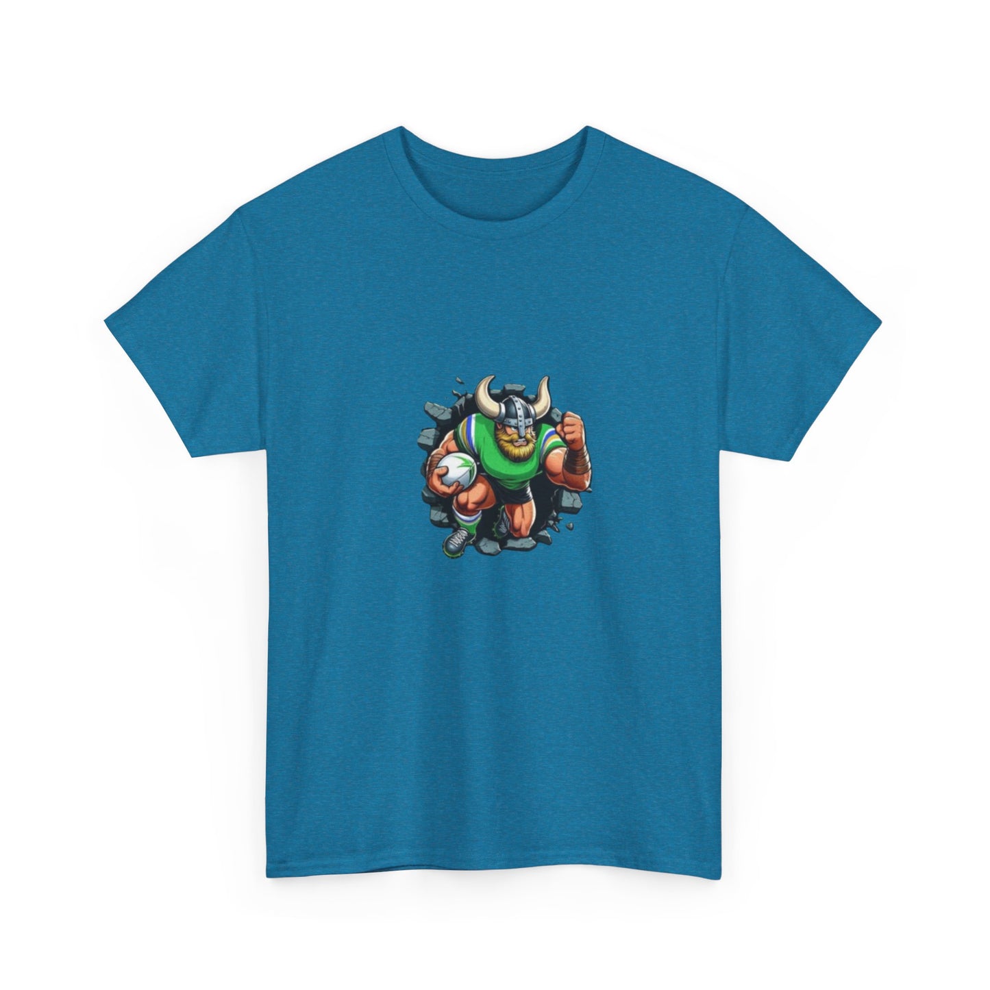The Mighty Canberra Raiders Green Machine, Heavy Cotton T-Shirt, Graphic Tee, Sports Fan Apparel, Unisex Casual Wear.