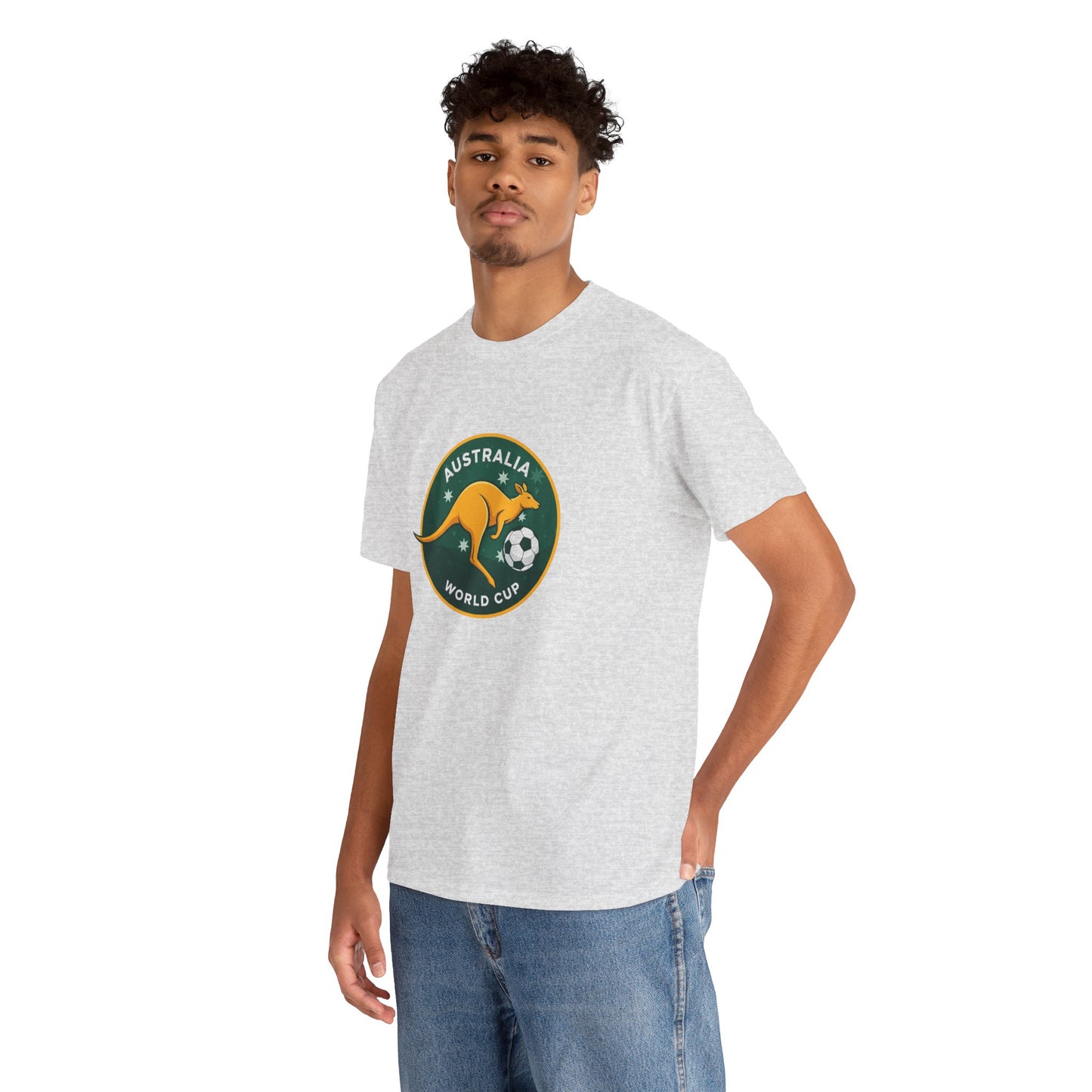 Australia Soccer World Cup Tee, Unisex Cotton Shirt, Sporty Fan Apparel, Soccer Gift, World Cup Merchandise, Team Australia T-Shirt