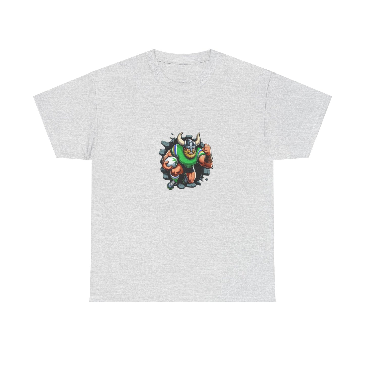 The Mighty Canberra Raiders Green Machine, Heavy Cotton T-Shirt, Graphic Tee, Sports Fan Apparel, Unisex Casual Wear.