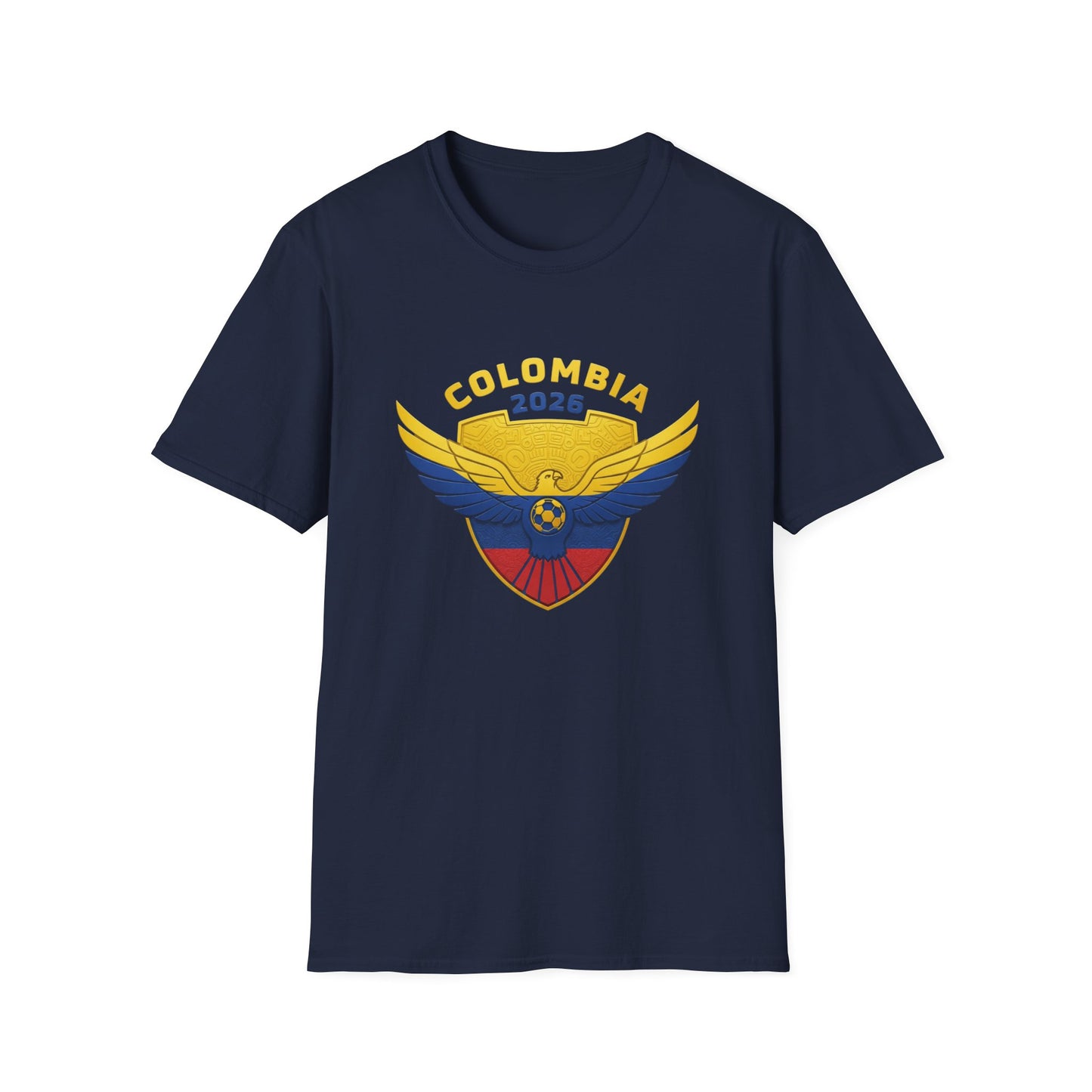 Colombia 2026 Eagle Unisex T-Shirt, Patriotic Tee, Sports Fan Shirt, Festival Apparel, Casual Wear