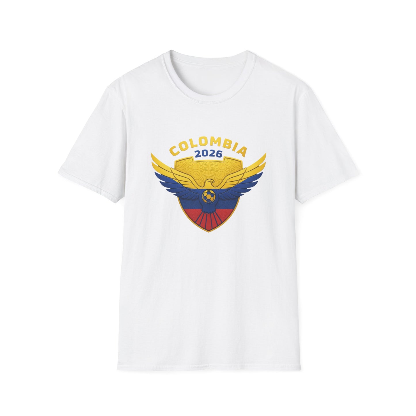 Colombia 2026 Eagle Unisex T-Shirt, Patriotic Tee, Sports Fan Shirt, Festival Apparel, Casual Wear