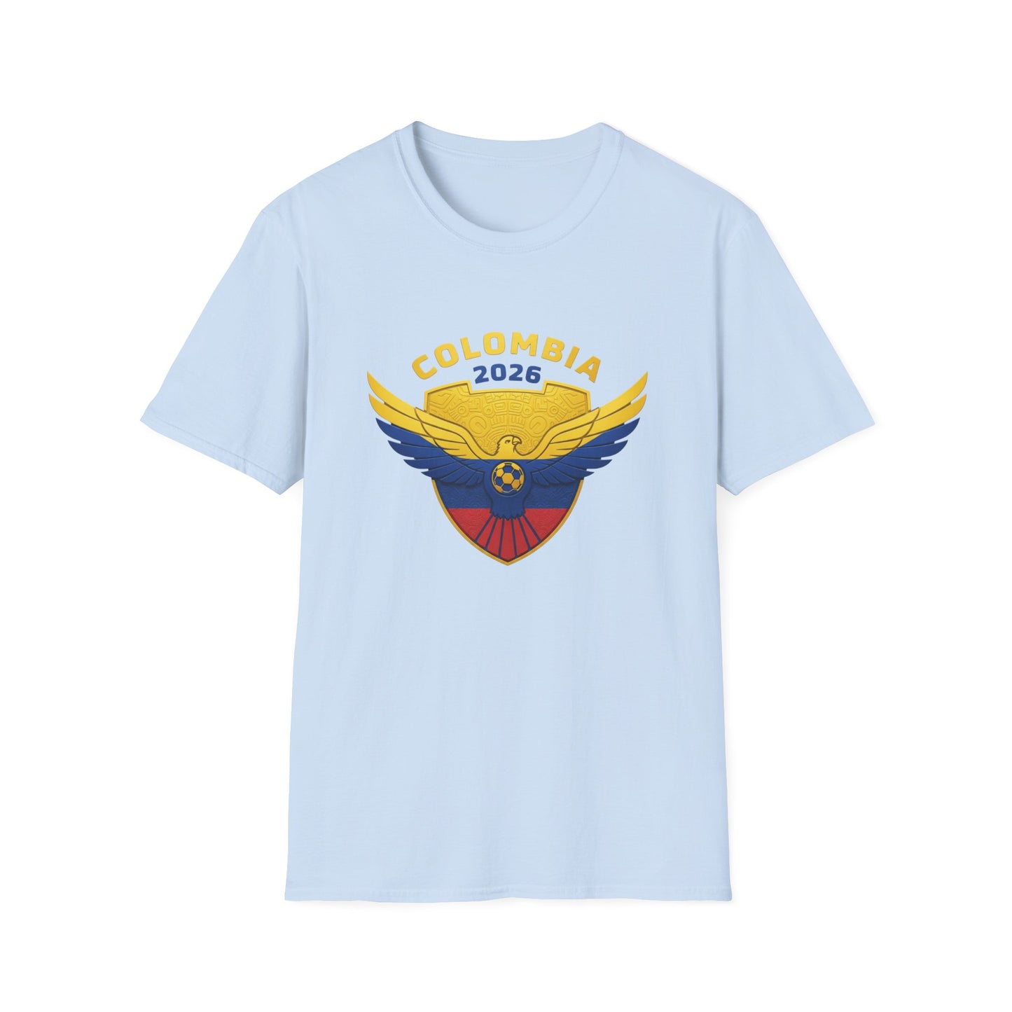Colombia 2026 Eagle Unisex T-Shirt, Patriotic Tee, Sports Fan Shirt, Festival Apparel, Casual Wear