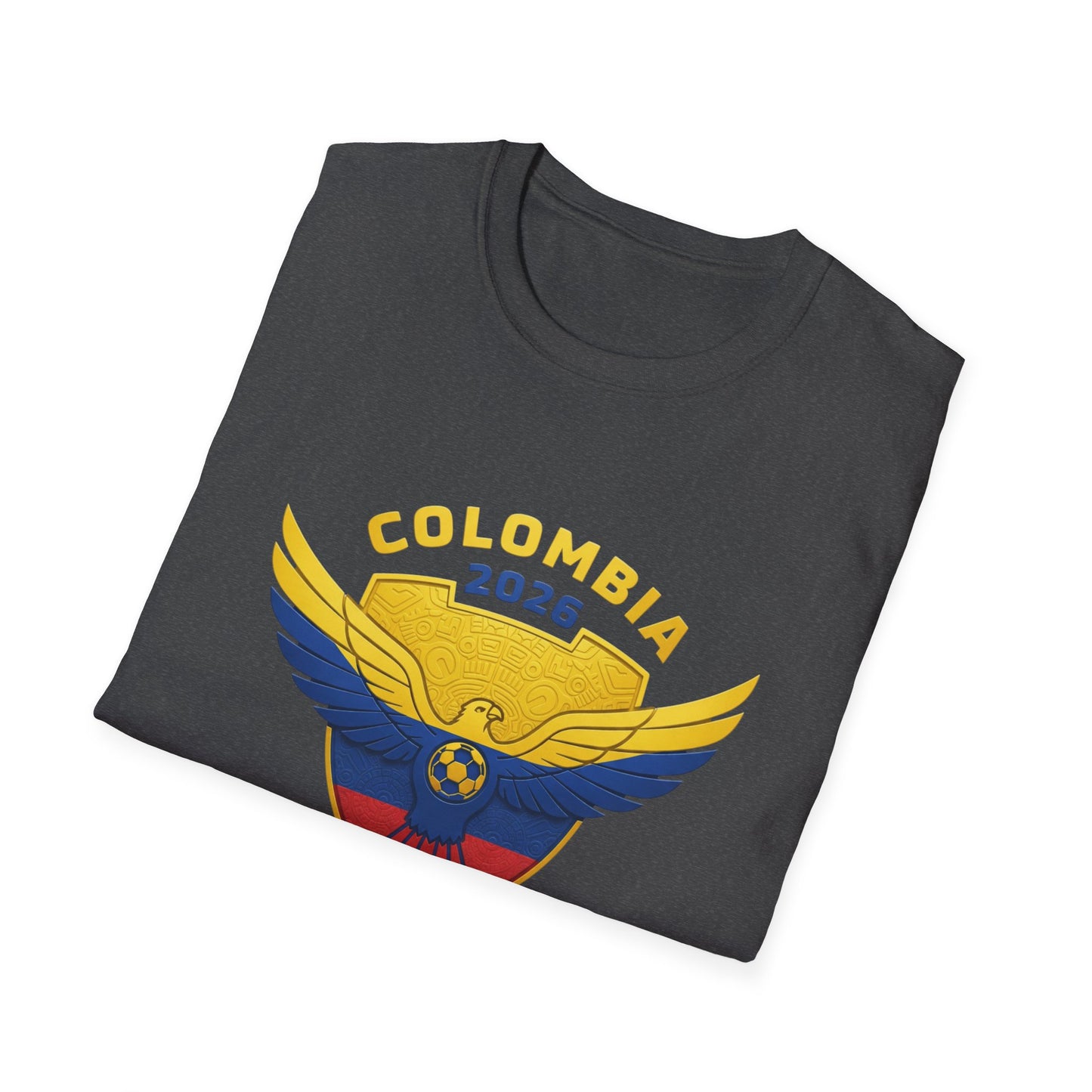 Colombia 2026 Eagle Unisex T-Shirt, Patriotic Tee, Sports Fan Shirt, Festival Apparel, Casual Wear