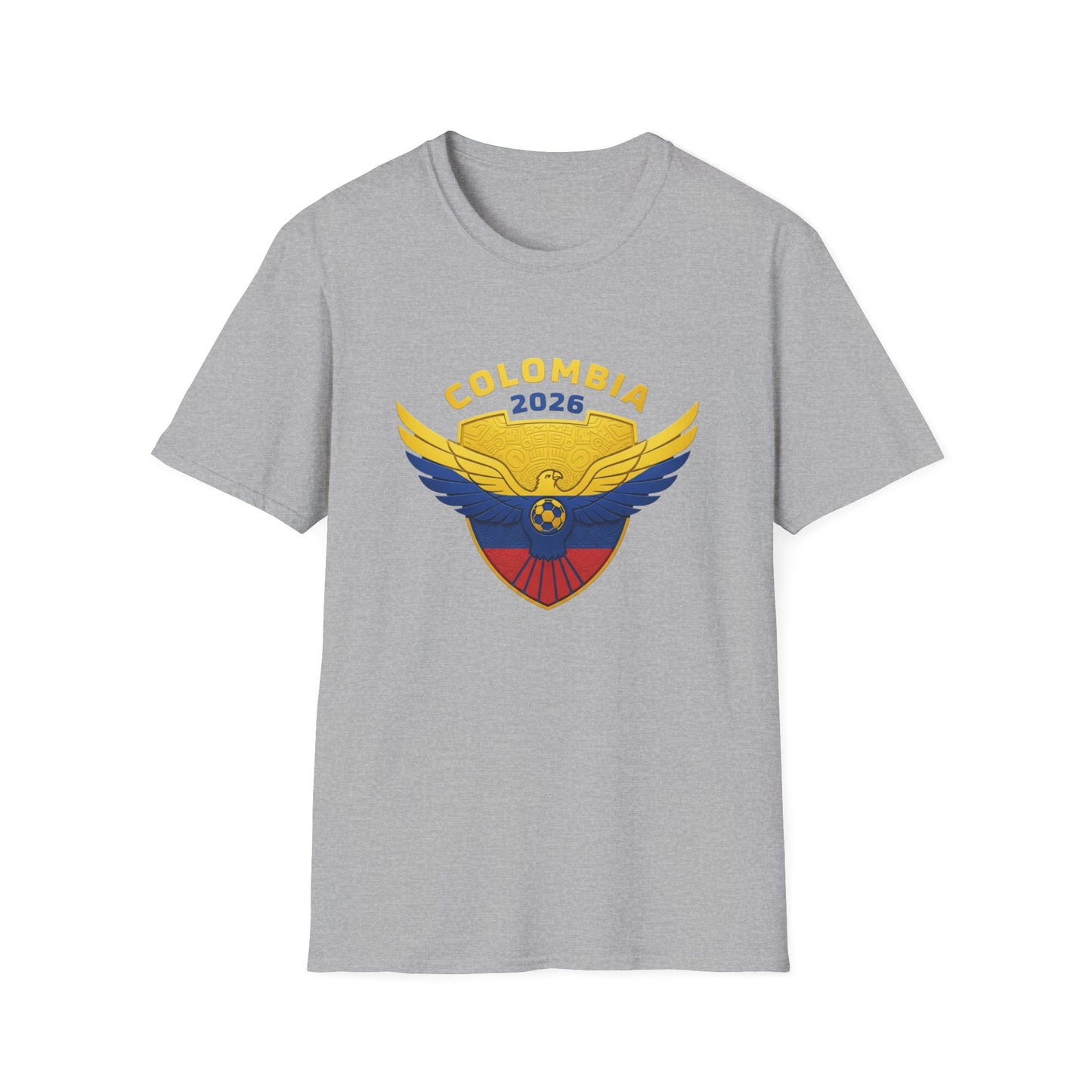 Colombia 2026 Eagle Unisex T-Shirt, Patriotic Tee, Sports Fan Shirt, Festival Apparel, Casual Wear