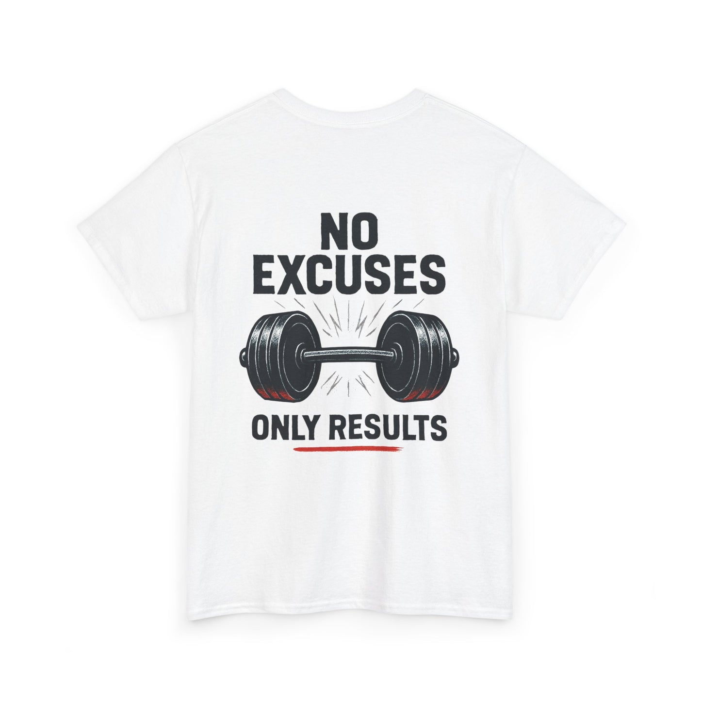 Motivational Fitness Tee with No Excuses Design | Gym Apparel, Workout Shirt, Athletic Wear, Fitness Gift, Exercise T-Shirt
