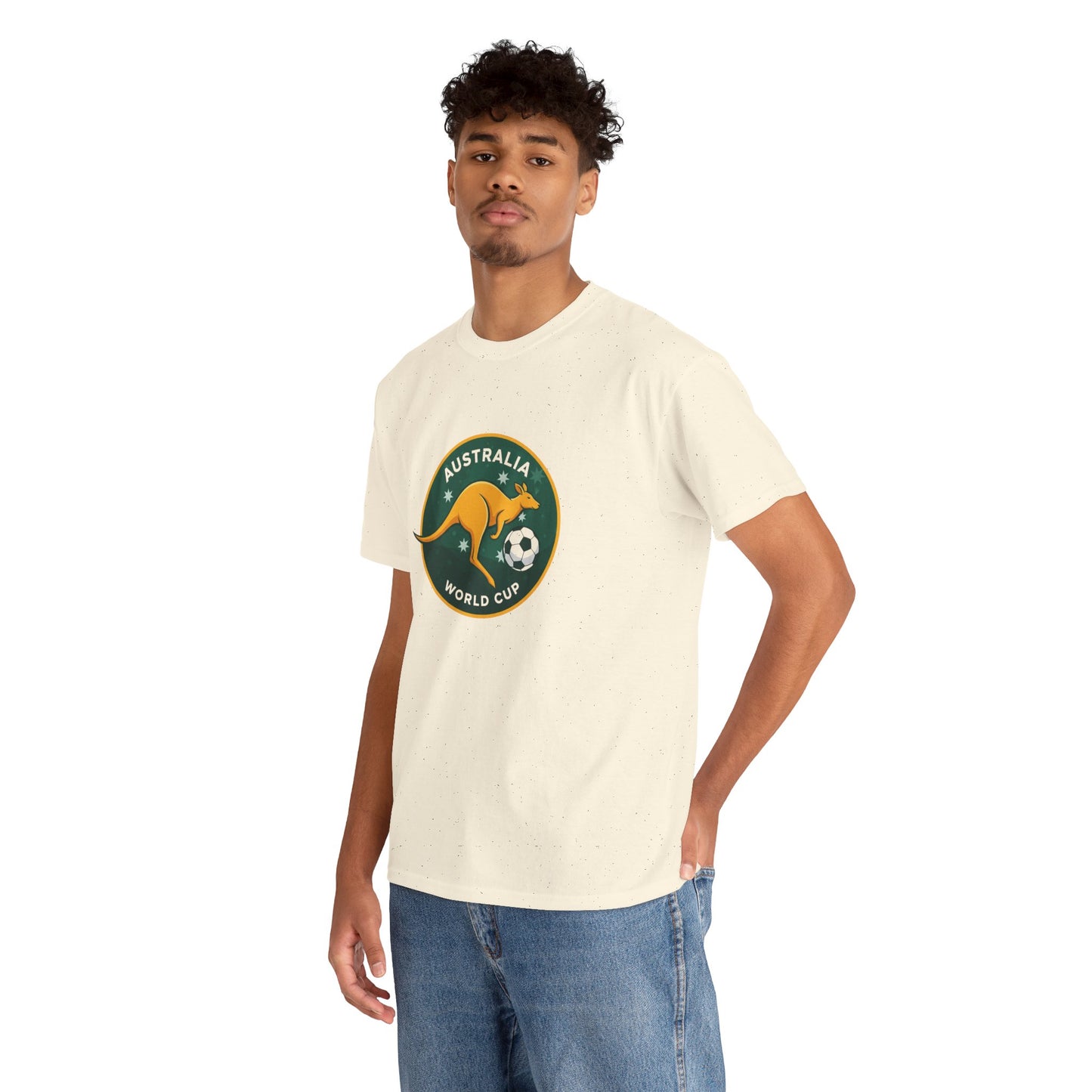 Australia Soccer World Cup Tee, Unisex Cotton Shirt, Sporty Fan Apparel, Soccer Gift, World Cup Merchandise, Team Australia T-Shirt