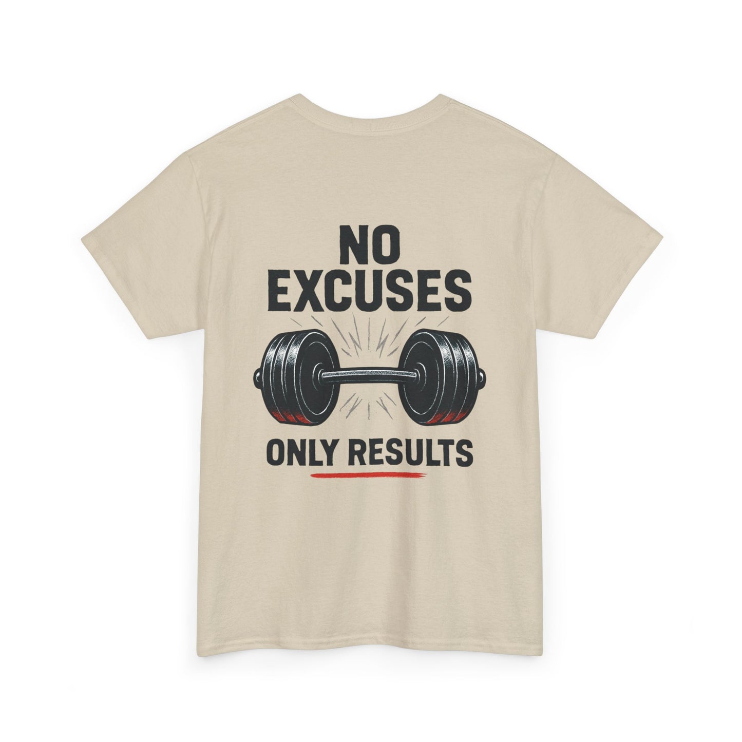 Motivational Fitness Tee with No Excuses Design | Gym Apparel, Workout Shirt, Athletic Wear, Fitness Gift, Exercise T-Shirt