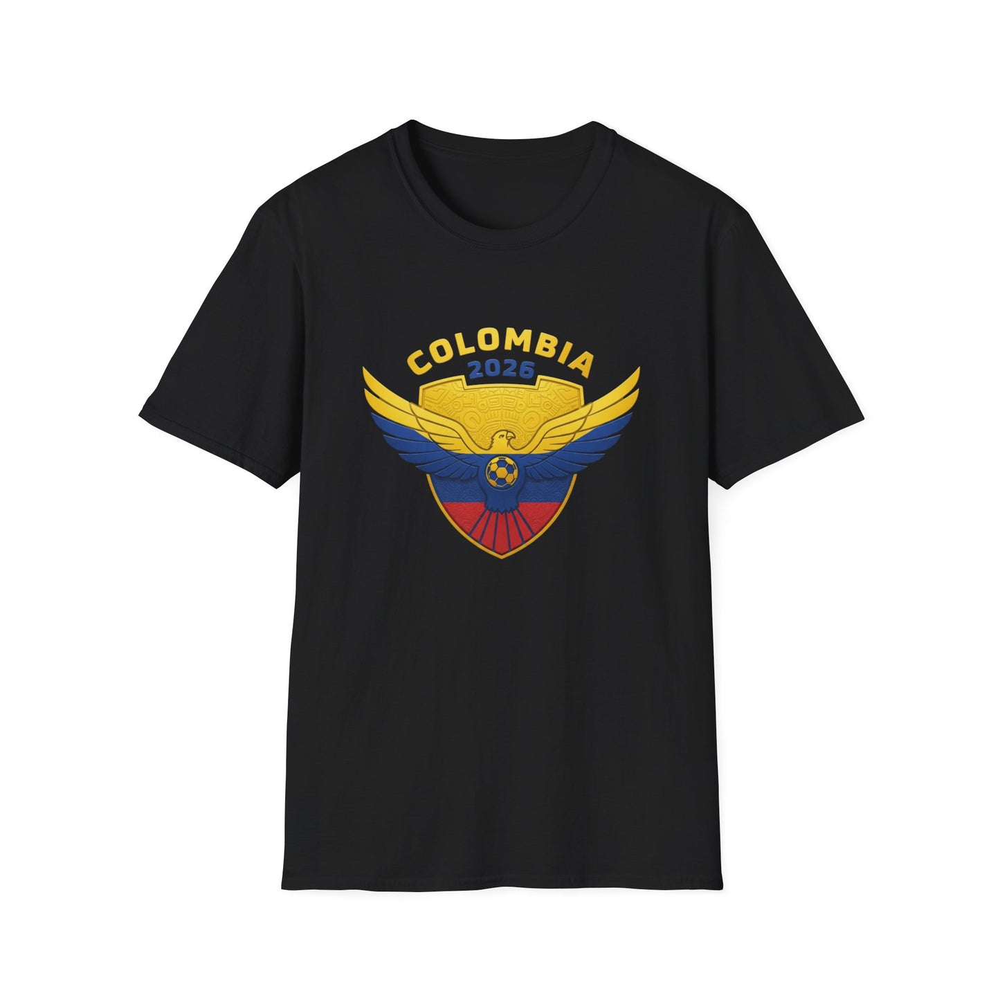 Colombia 2026 Eagle Unisex T-Shirt, Patriotic Tee, Sports Fan Shirt, Festival Apparel, Casual Wear