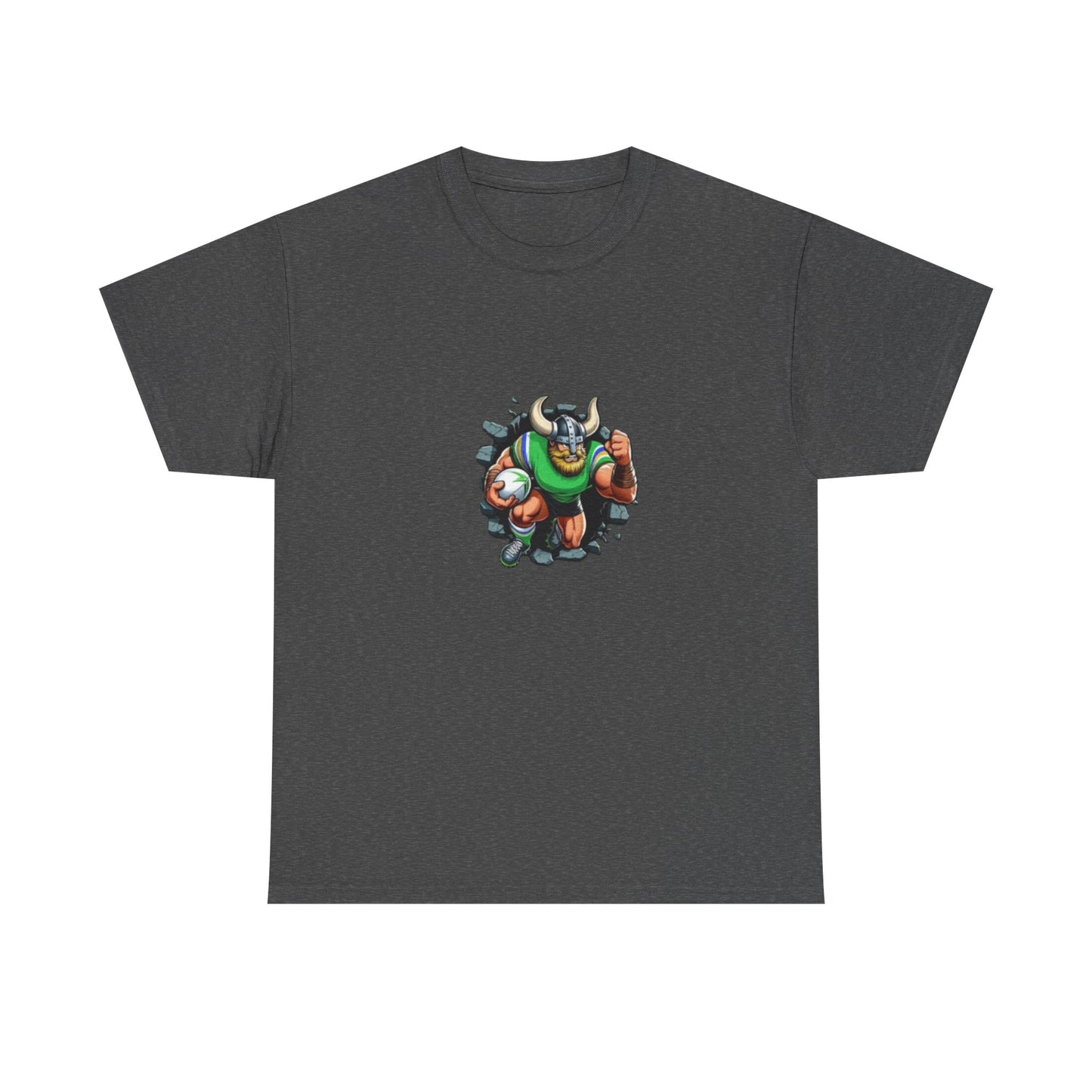 The Mighty Canberra Raiders Green Machine, Heavy Cotton T-Shirt, Graphic Tee, Sports Fan Apparel, Unisex Casual Wear.
