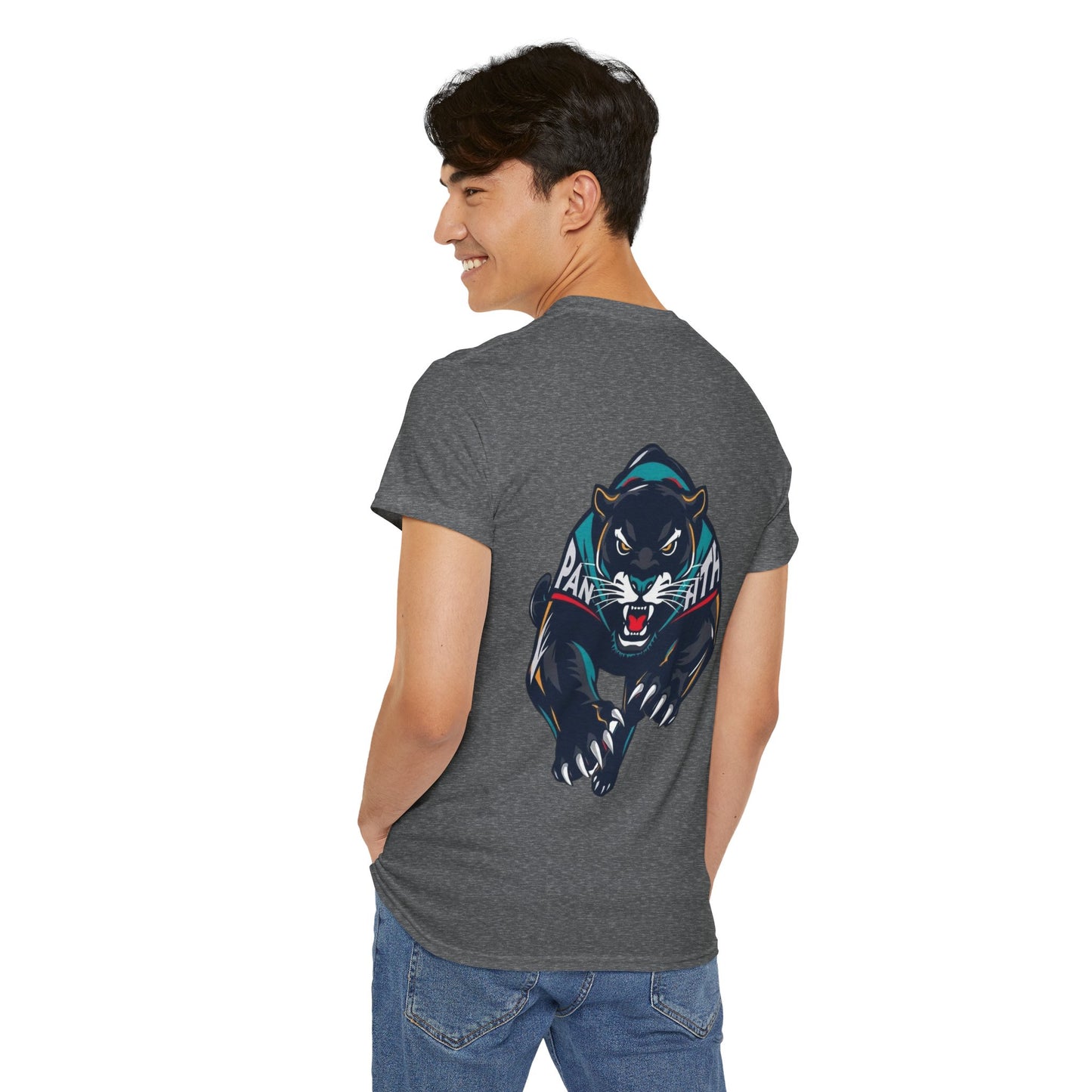 Panther Pride Graphic Tee | Unisex Heavy Cotton Shirt, Sports Fan Apparel, Gift for Rugby Lovers, Casual Wear, Game Day Top