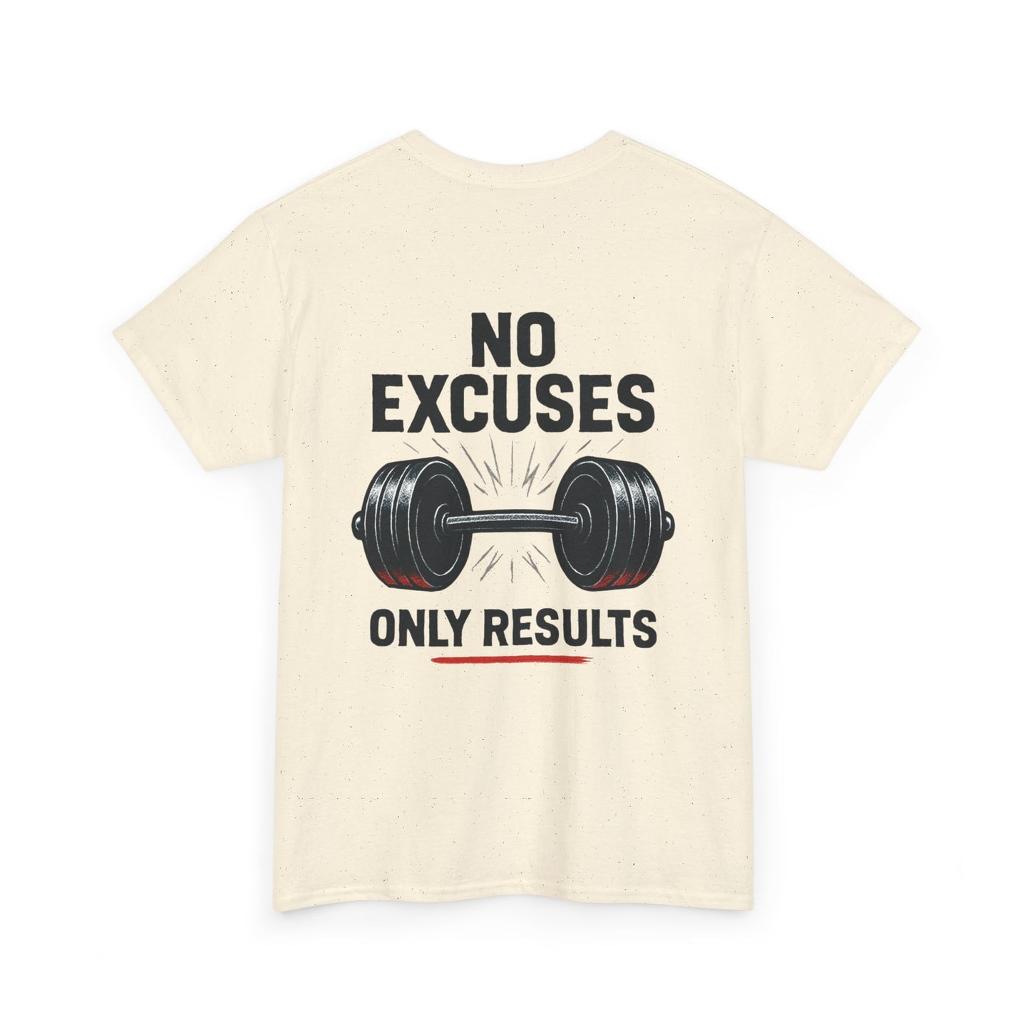 Motivational Fitness Tee with No Excuses Design | Gym Apparel, Workout Shirt, Athletic Wear, Fitness Gift, Exercise T-Shirt