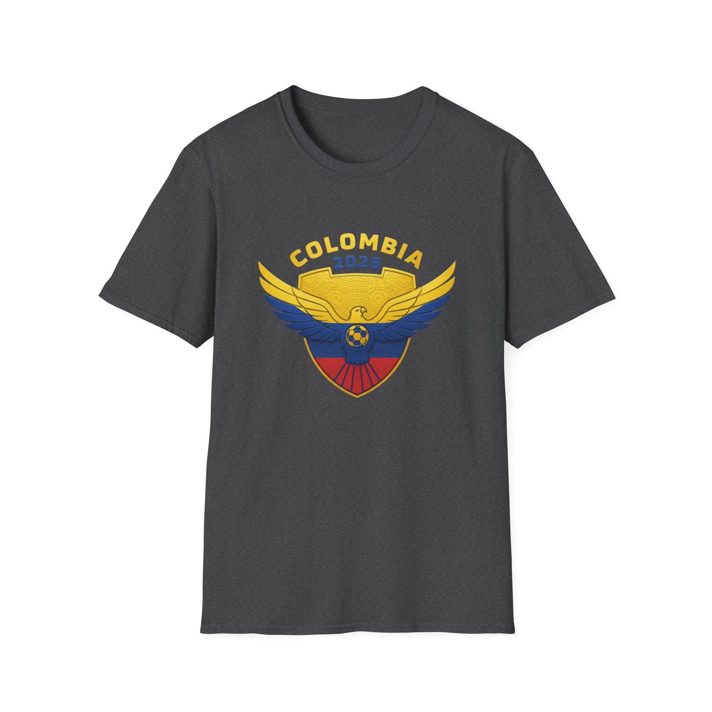 Colombia 2026 Eagle Unisex T-Shirt, Patriotic Tee, Sports Fan Shirt, Festival Apparel, Casual Wear