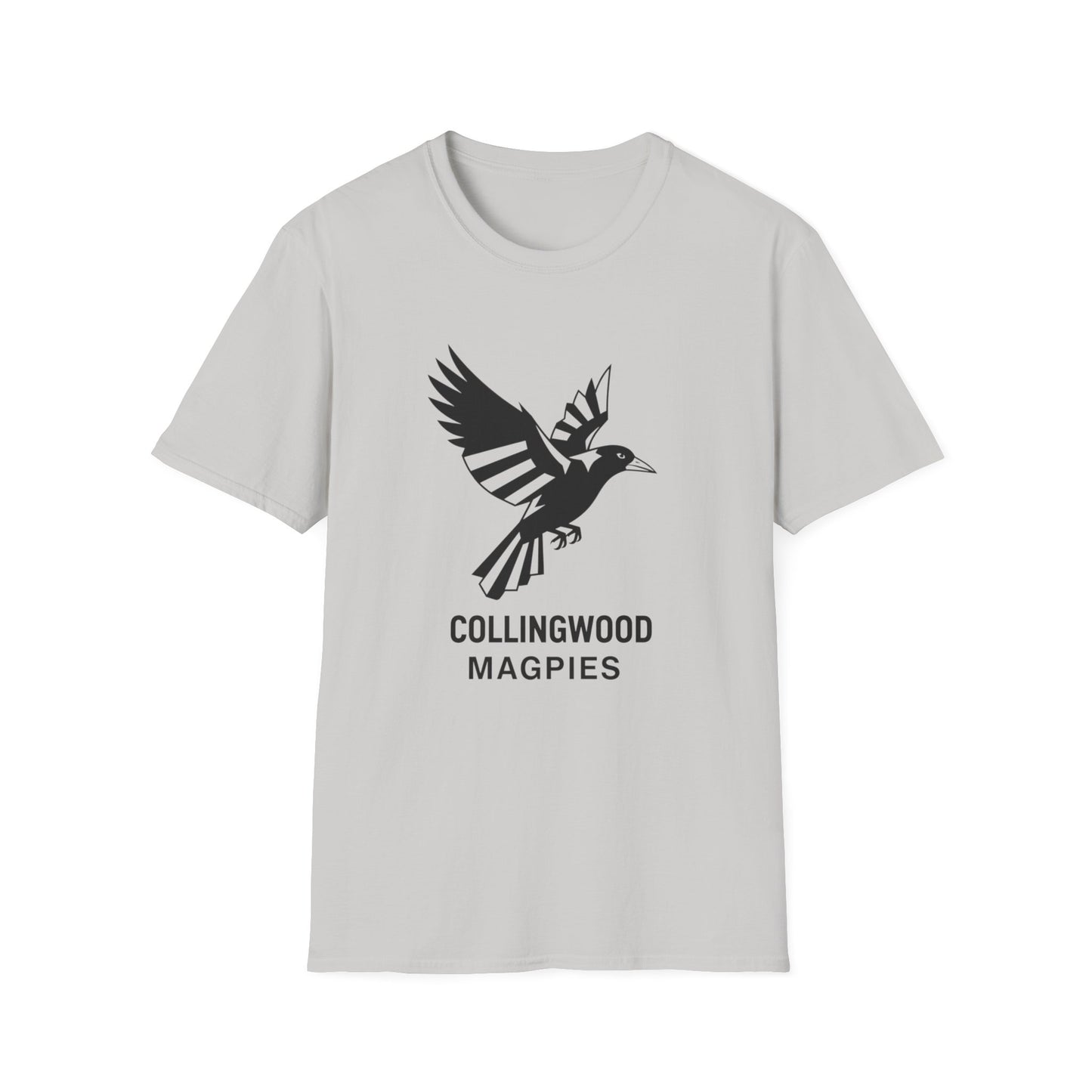 Collingwood Magpies Unisex Softstyle T-Shirt - Sporty Fan Tee, Casual Wear, Gift for Fans, Everyday Style, Comfy, Celebrations