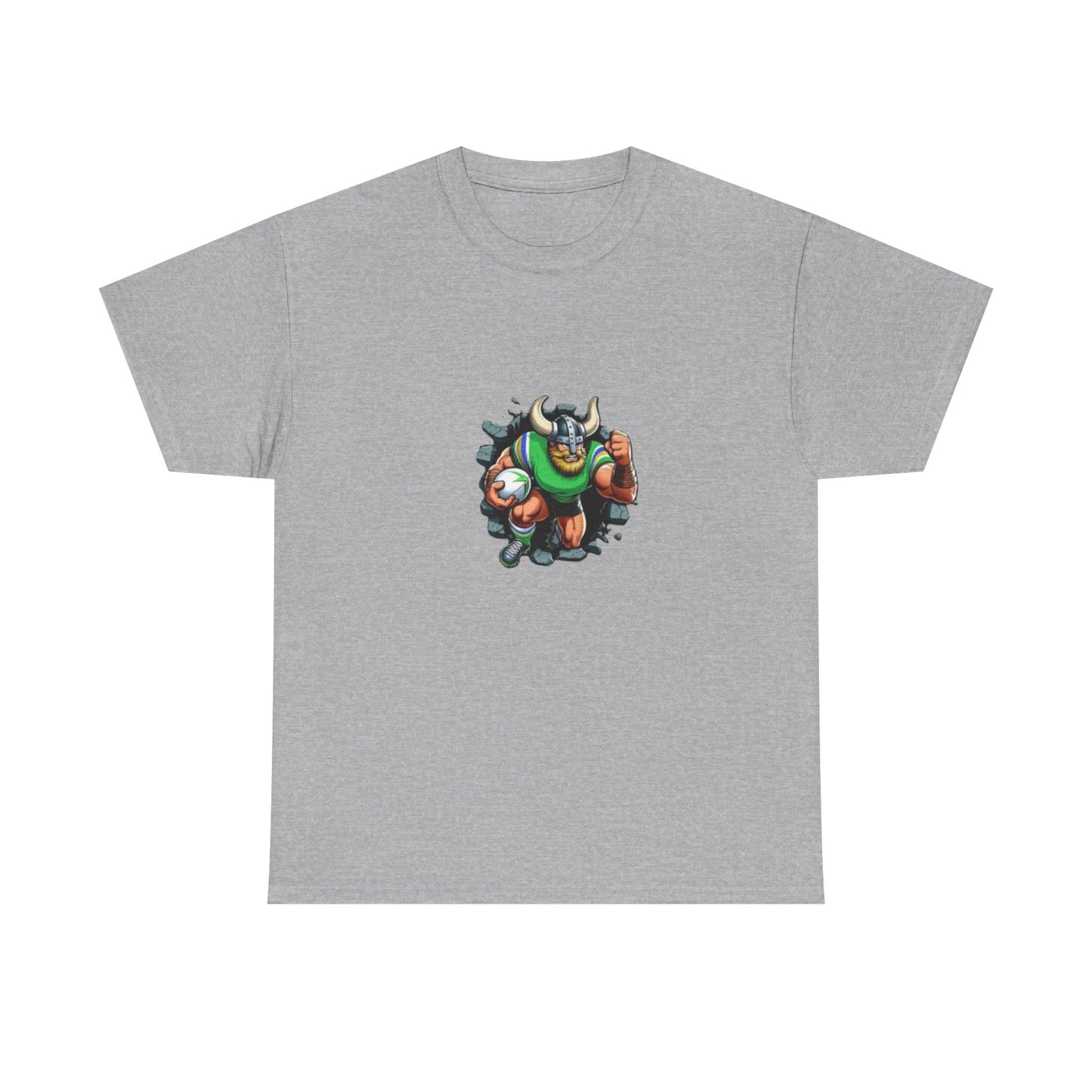 The Mighty Canberra Raiders Green Machine, Heavy Cotton T-Shirt, Graphic Tee, Sports Fan Apparel, Unisex Casual Wear.