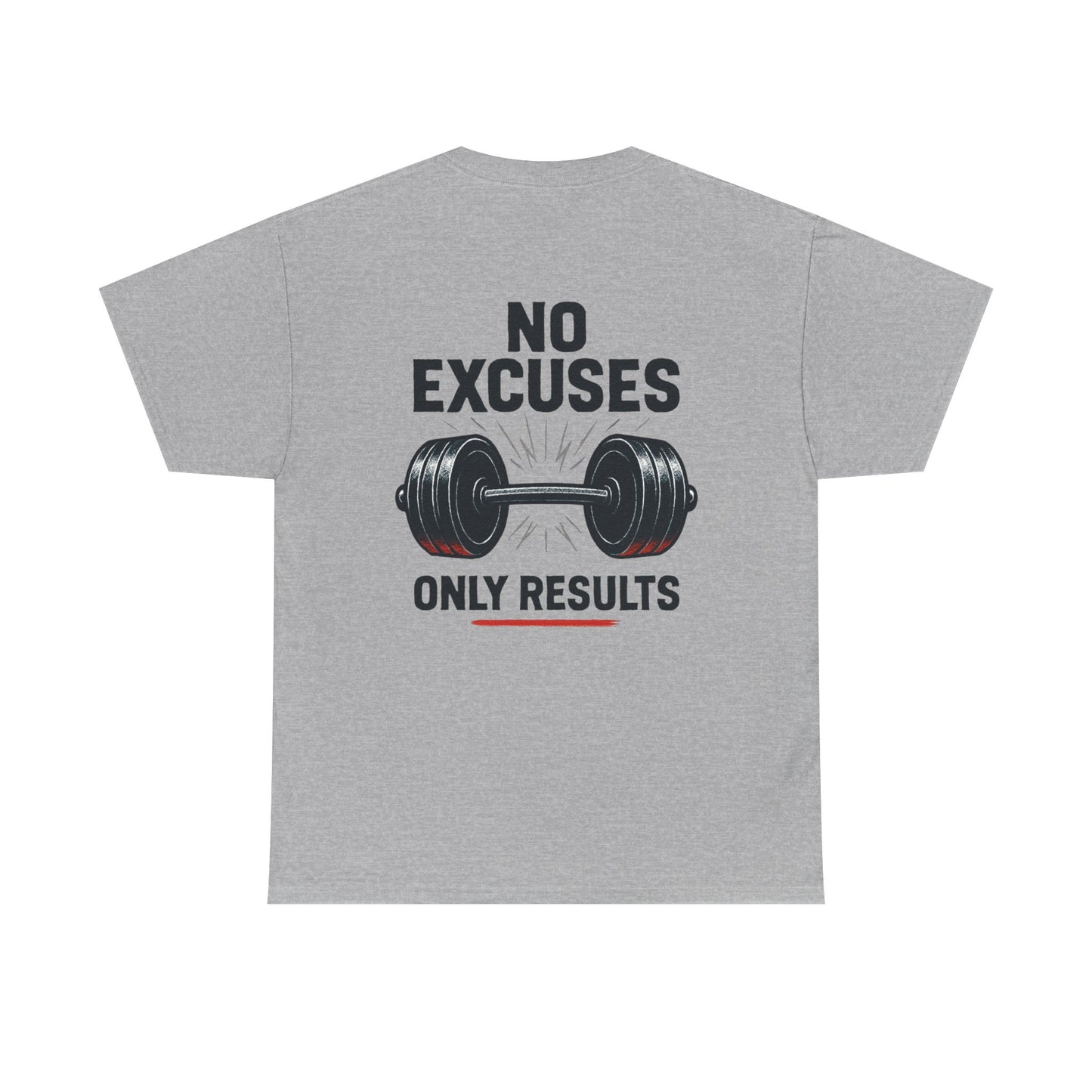 Motivational Fitness Tee with No Excuses Design | Gym Apparel, Workout Shirt, Athletic Wear, Fitness Gift, Exercise T-Shirt