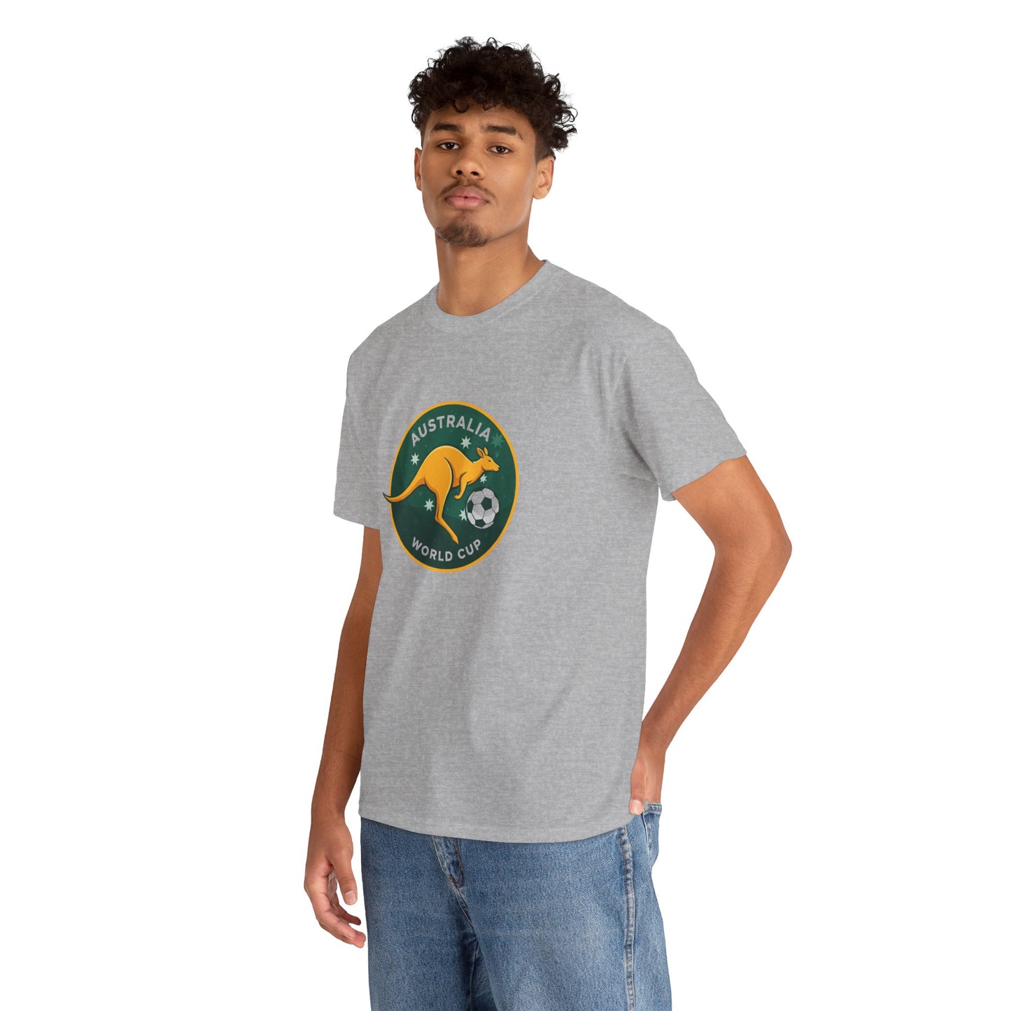 Australia Soccer World Cup Tee, Unisex Cotton Shirt, Sporty Fan Apparel, Soccer Gift, World Cup Merchandise, Team Australia T-Shirt