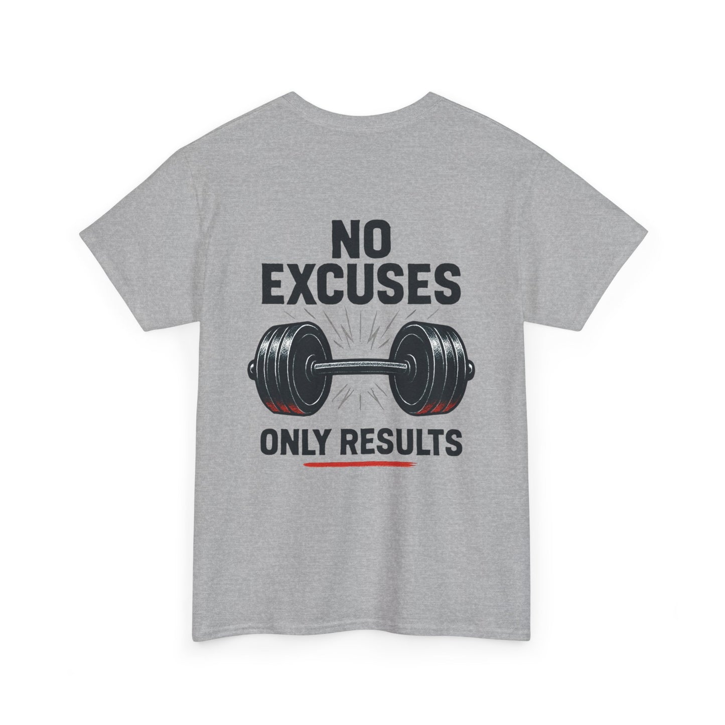 Motivational Fitness Tee with No Excuses Design | Gym Apparel, Workout Shirt, Athletic Wear, Fitness Gift, Exercise T-Shirt