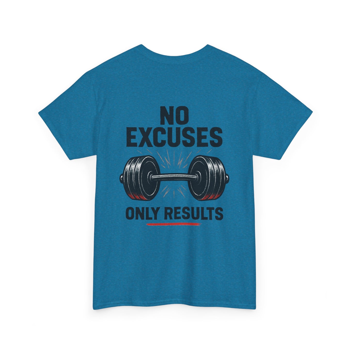 Motivational Fitness Tee with No Excuses Design | Gym Apparel, Workout Shirt, Athletic Wear, Fitness Gift, Exercise T-Shirt