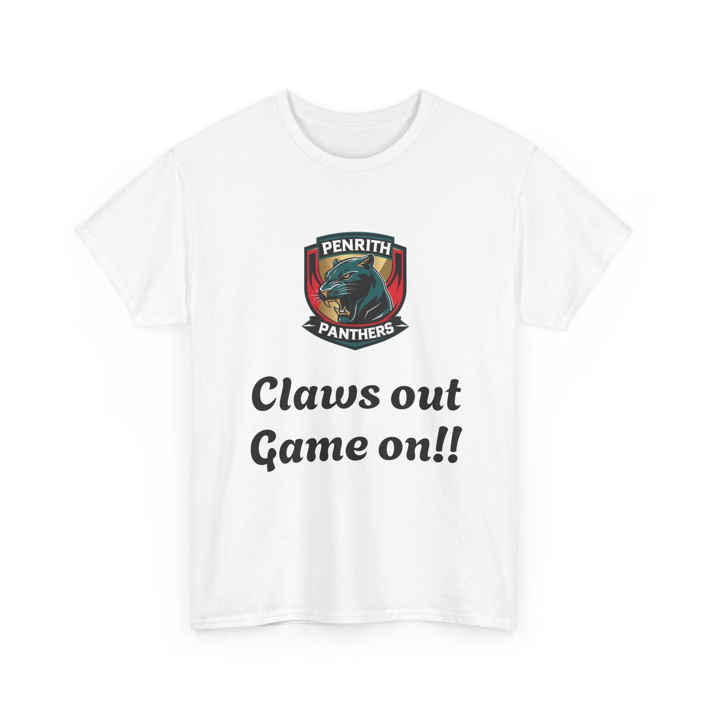 Panther Pride Graphic Tee | Unisex Heavy Cotton Shirt, Sports Fan Apparel, Gift for Rugby Lovers, Casual Wear, Game Day Top