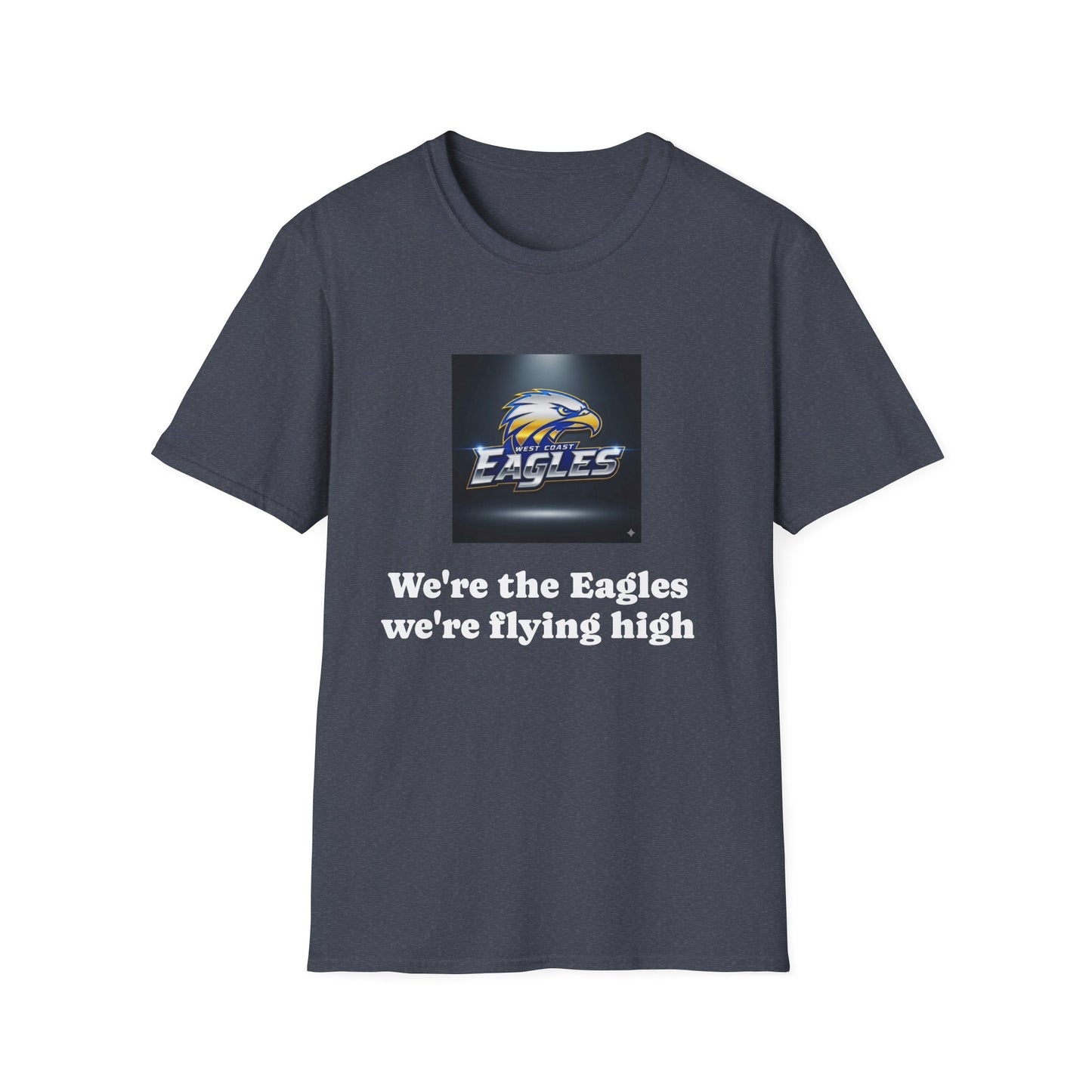 AFL West Coast Eagle Graphic Unisex Softstyle T-Shirt - Sporty Fashion, Unique Design, Game Day Apparel, Gift for Fans, Casual Wear