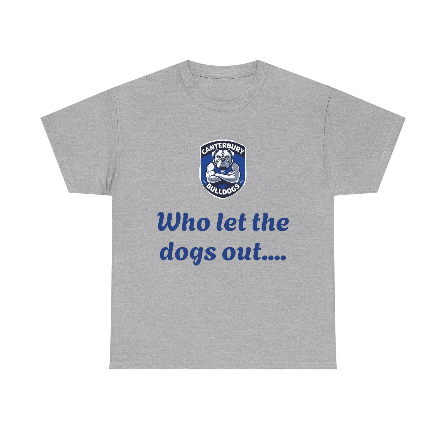 Canterbury Bankstown Bulldogs Unisex Heavy Cotton Tee