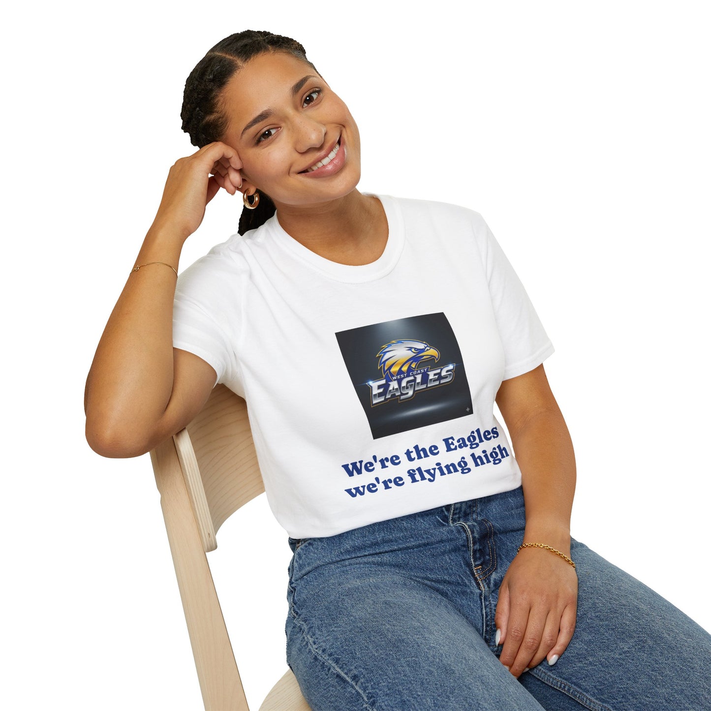 AFL West Coast Eagle Graphic Unisex Softstyle T-Shirt - Sporty Fashion, Unique Design, Game Day Apparel, Gift for Fans, Casual Wear