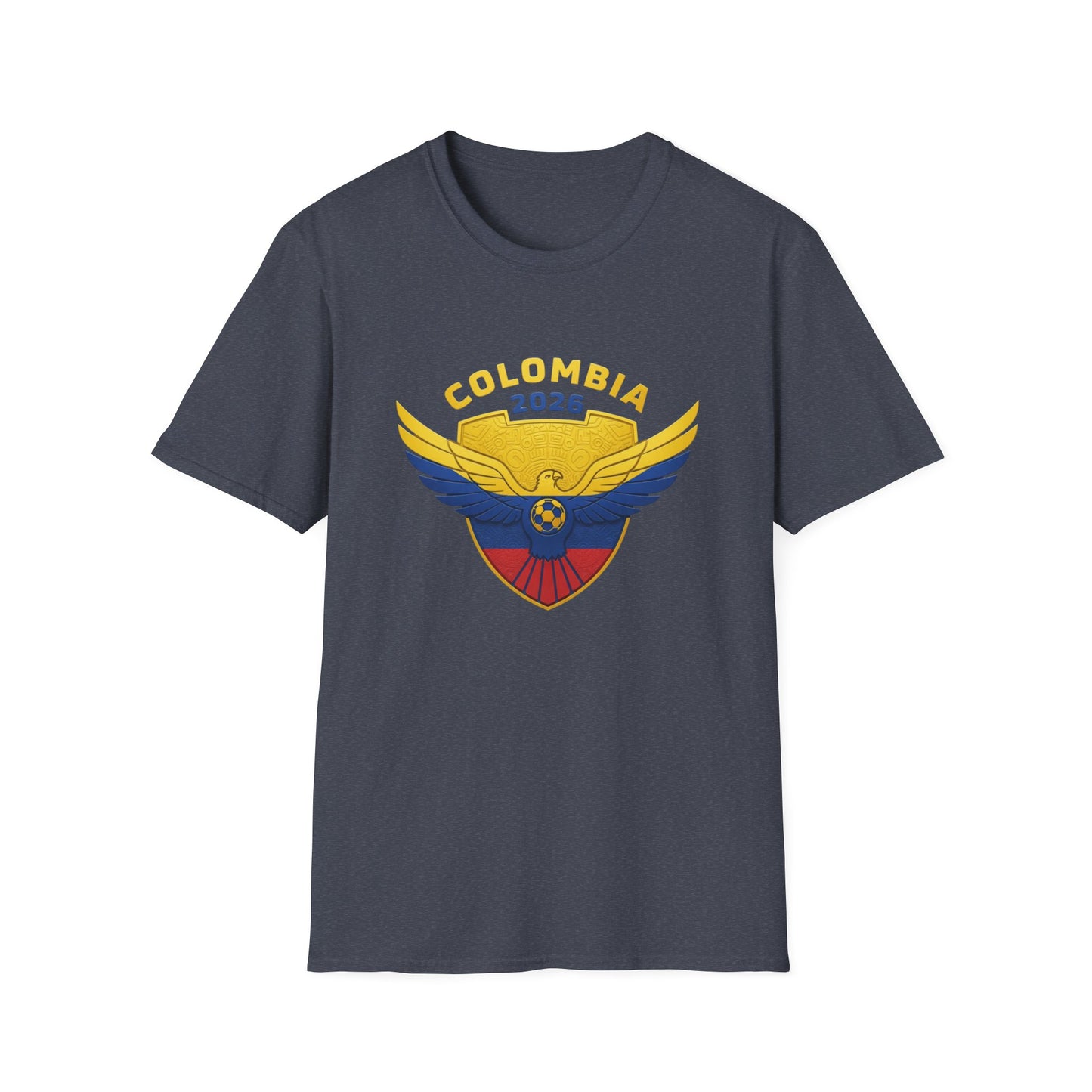 Colombia 2026 Eagle Unisex T-Shirt, Patriotic Tee, Sports Fan Shirt, Festival Apparel, Casual Wear