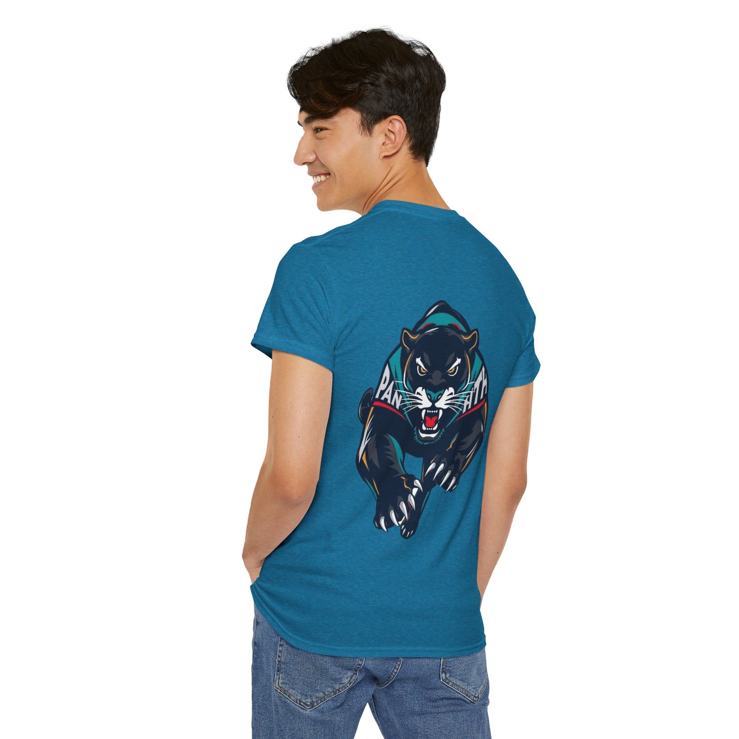 Panther Pride Graphic Tee | Unisex Heavy Cotton Shirt, Sports Fan Apparel, Gift for Rugby Lovers, Casual Wear, Game Day Top