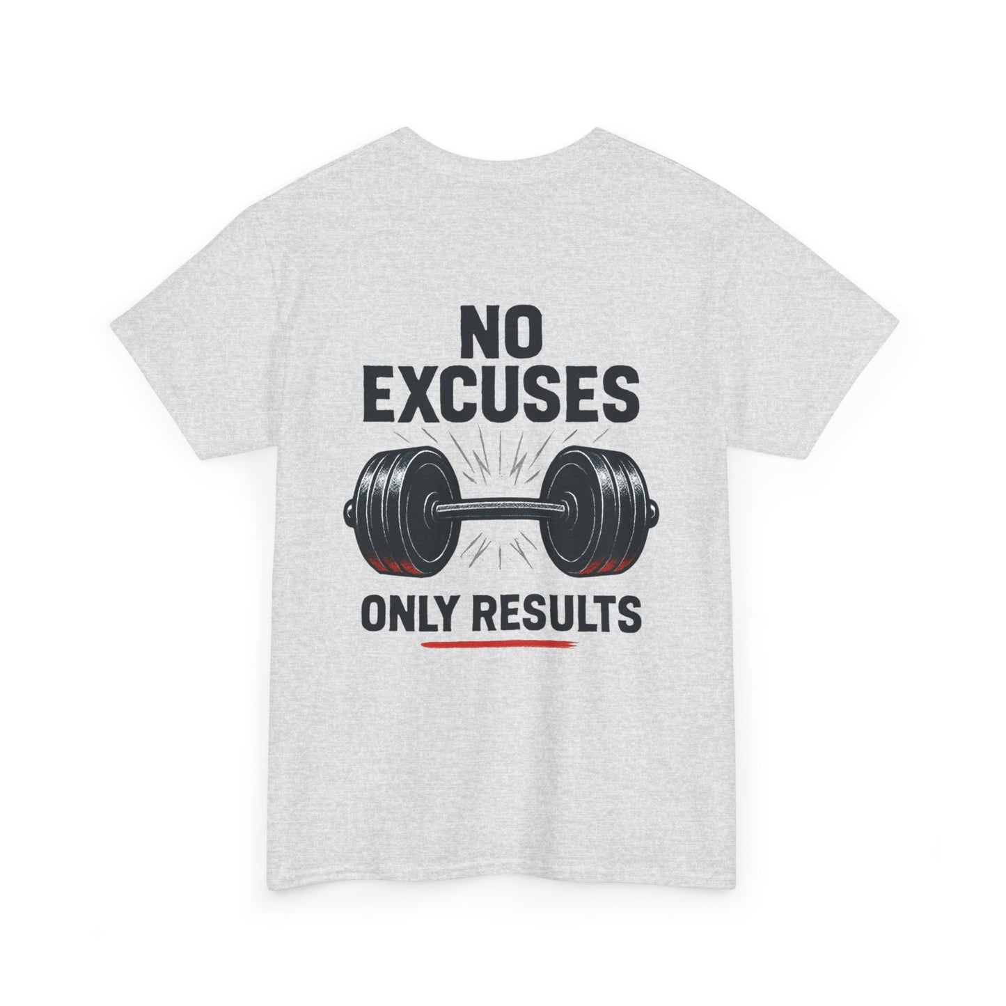 Motivational Fitness Tee with No Excuses Design | Gym Apparel, Workout Shirt, Athletic Wear, Fitness Gift, Exercise T-Shirt