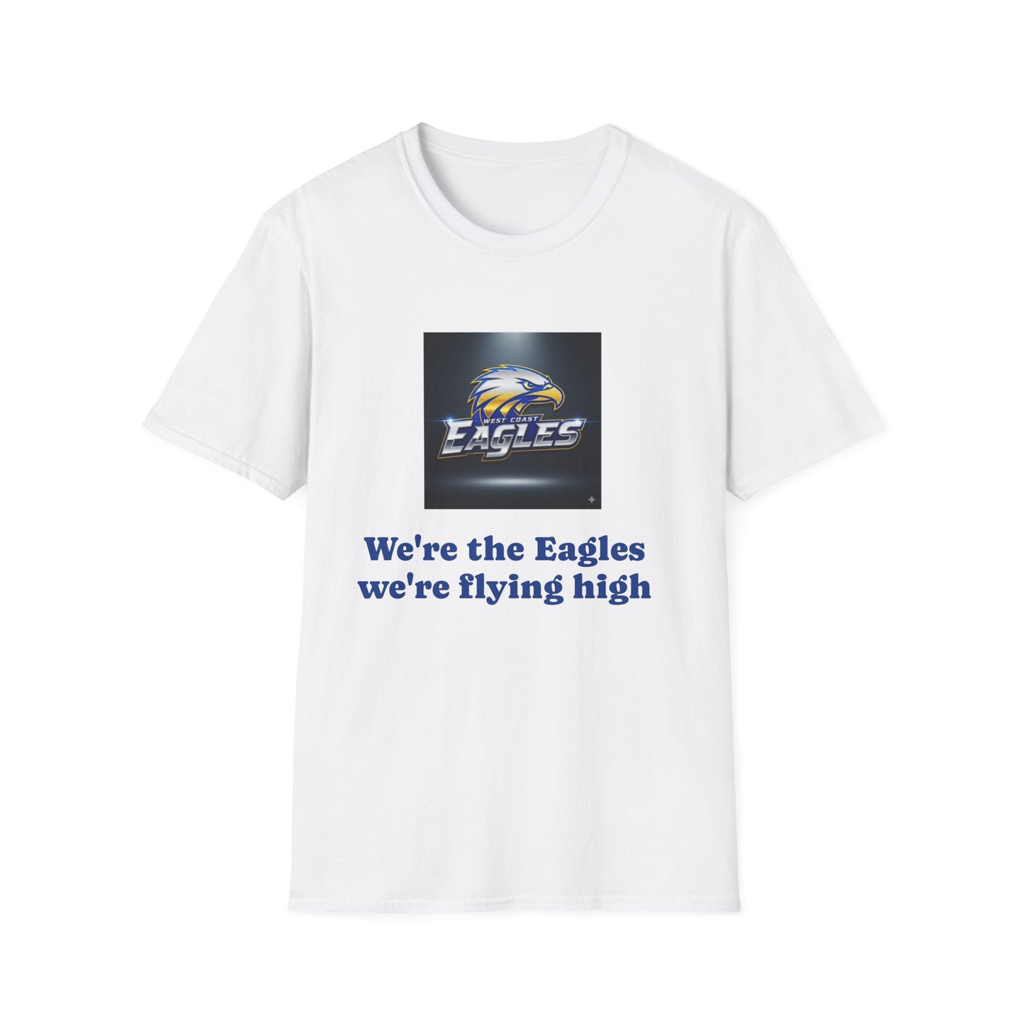 AFL West Coast Eagle Graphic Unisex Softstyle T-Shirt - Sporty Fashion, Unique Design, Game Day Apparel, Gift for Fans, Casual Wear