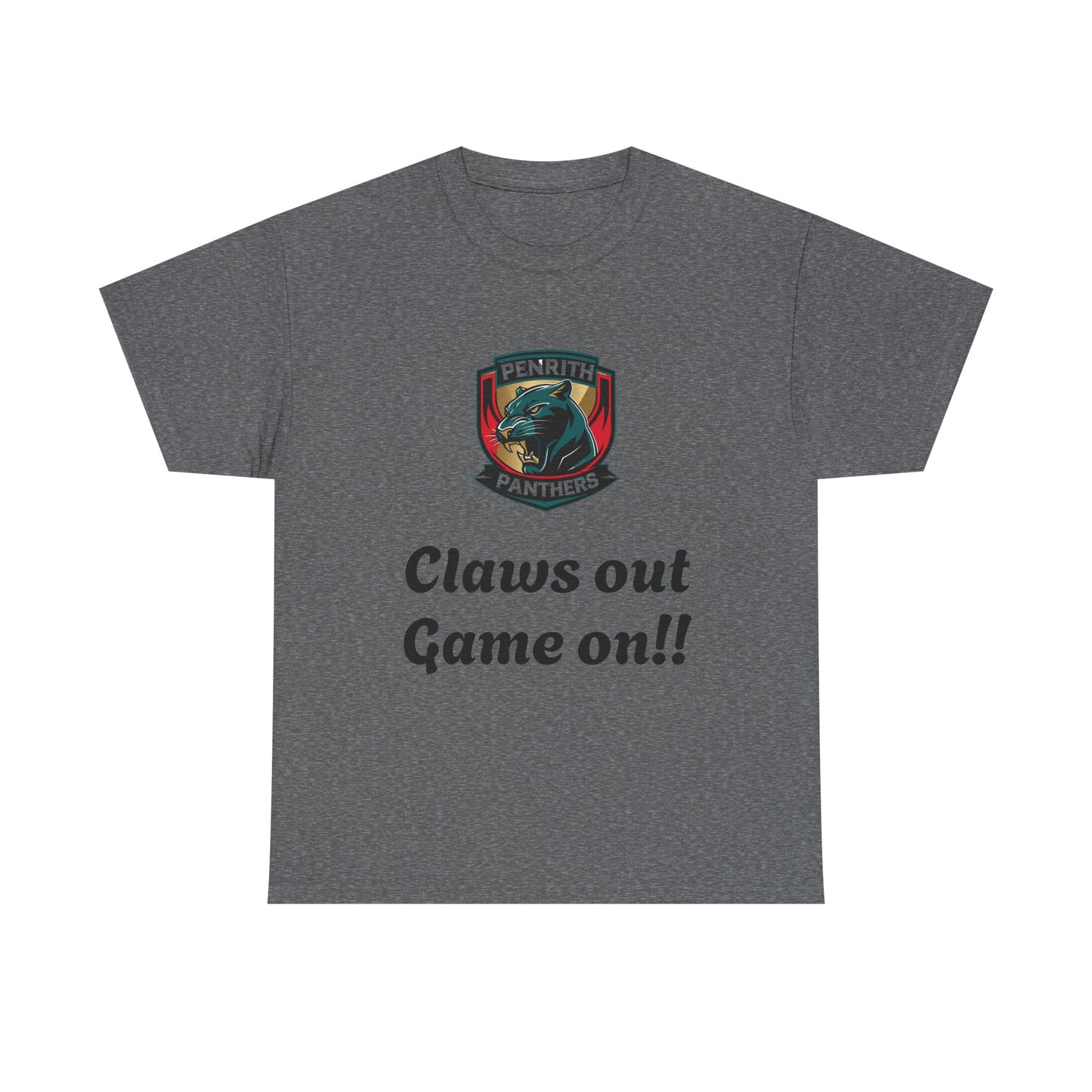 Panther Pride Graphic Tee | Unisex Heavy Cotton Shirt, Sports Fan Apparel, Gift for Rugby Lovers, Casual Wear, Game Day Top