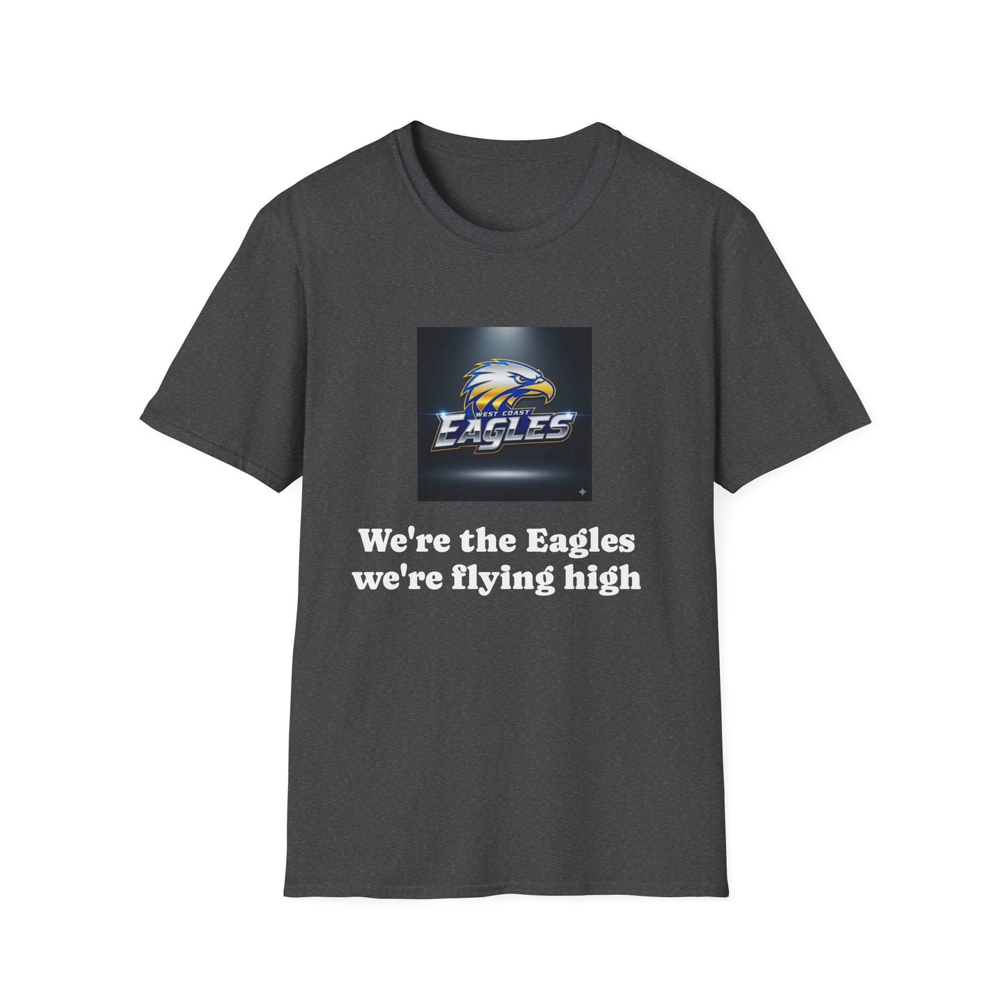 AFL West Coast Eagle Graphic Unisex Softstyle T-Shirt - Sporty Fashion, Unique Design, Game Day Apparel, Gift for Fans, Casual Wear