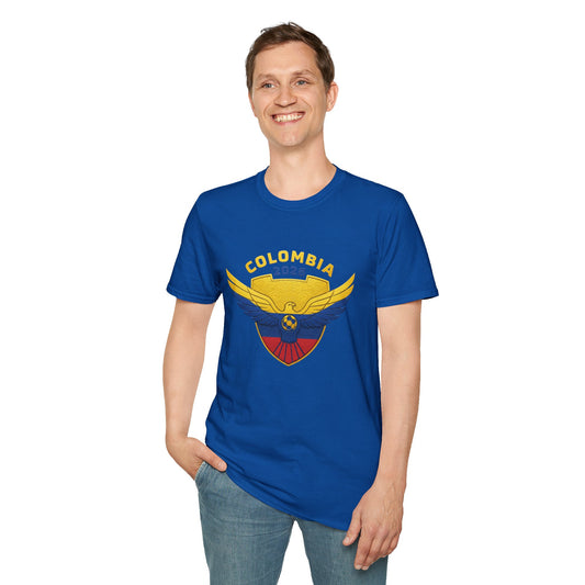Colombia 2026 Eagle Unisex T-Shirt, Patriotic Tee, Sports Fan Shirt, Festival Apparel, Casual Wear