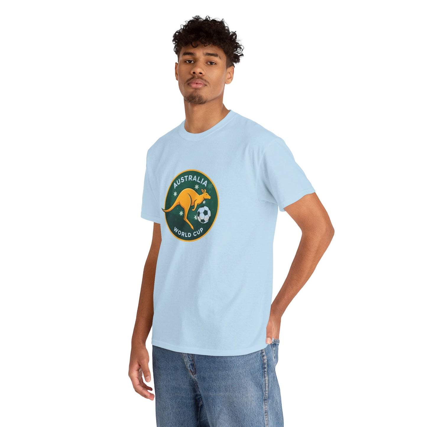 Australia Soccer World Cup Tee, Unisex Cotton Shirt, Sporty Fan Apparel, Soccer Gift, World Cup Merchandise, Team Australia T-Shirt
