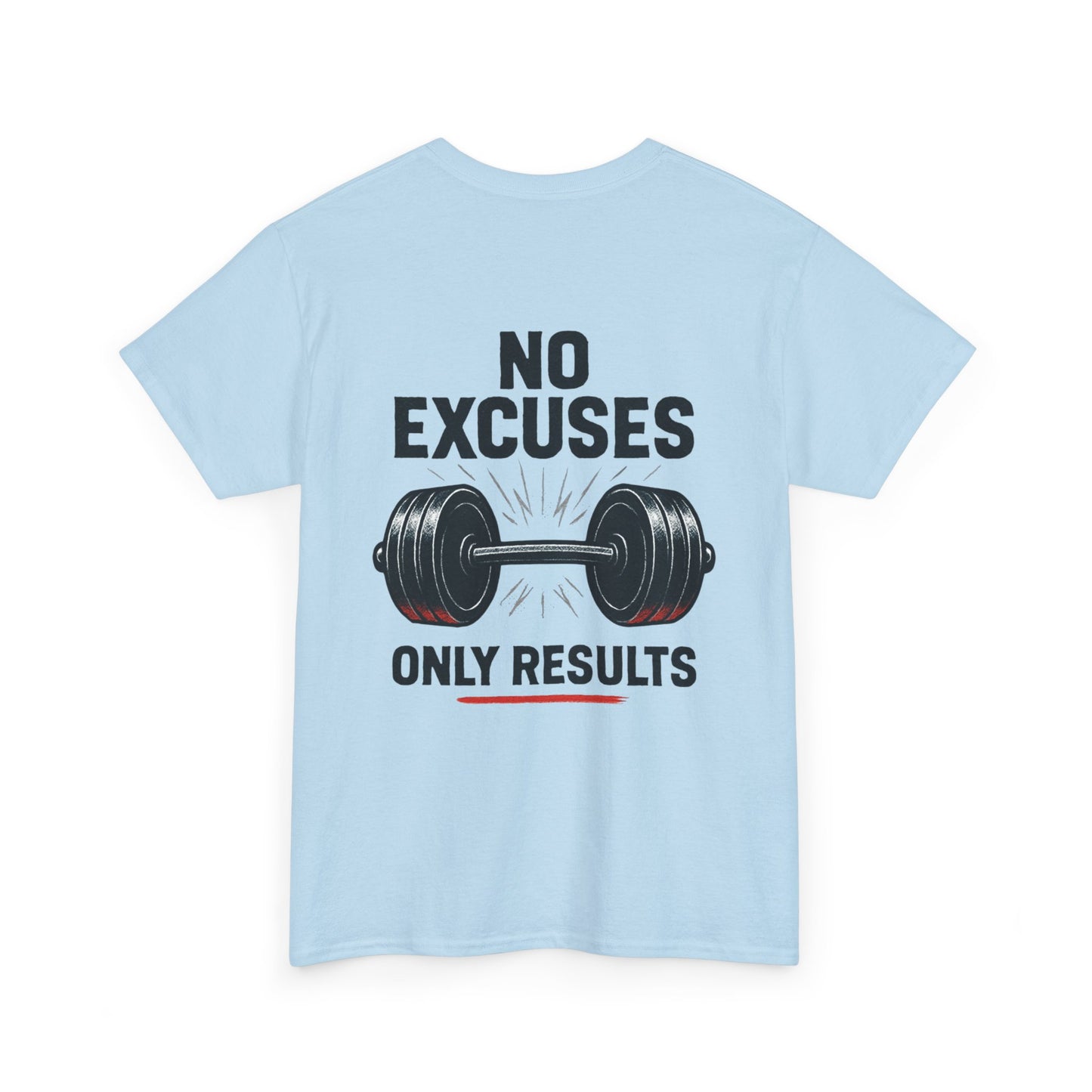 Motivational Fitness Tee with No Excuses Design | Gym Apparel, Workout Shirt, Athletic Wear, Fitness Gift, Exercise T-Shirt