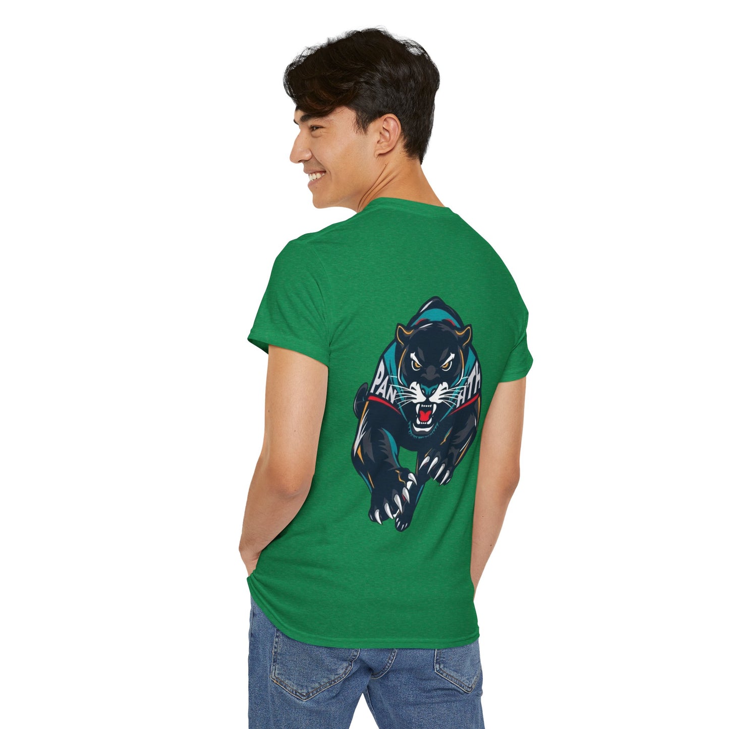 Panther Pride Graphic Tee | Unisex Heavy Cotton Shirt, Sports Fan Apparel, Gift for Rugby Lovers, Casual Wear, Game Day Top