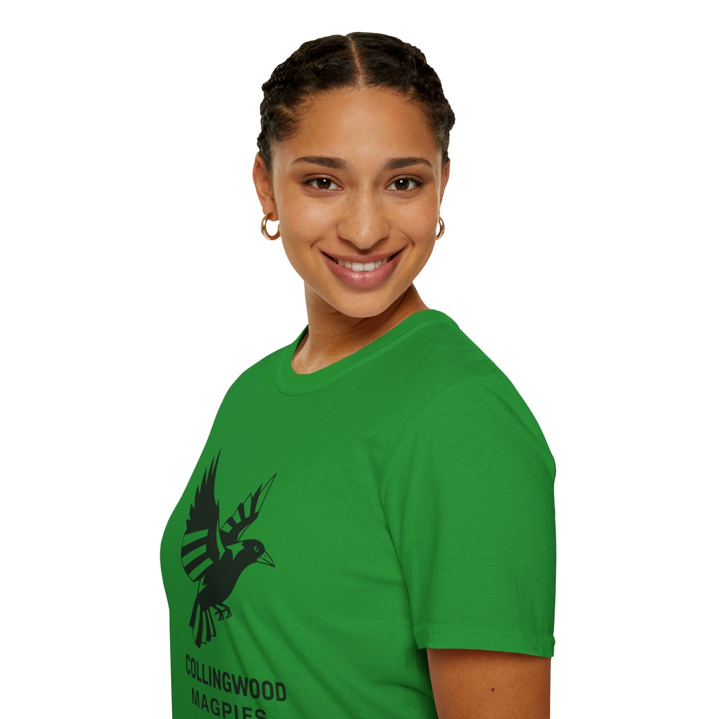 Collingwood Magpies Unisex Softstyle T-Shirt - Sporty Fan Tee, Casual Wear, Gift for Fans, Everyday Style, Comfy, Celebrations