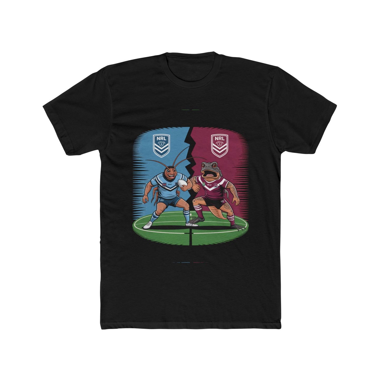 NRL State of Origin Unisex Cotton Crew Tee, Perfect for Sports Fans, Great Gift Idea, Casual Wear, Birthday Gift, Game Day Apparel