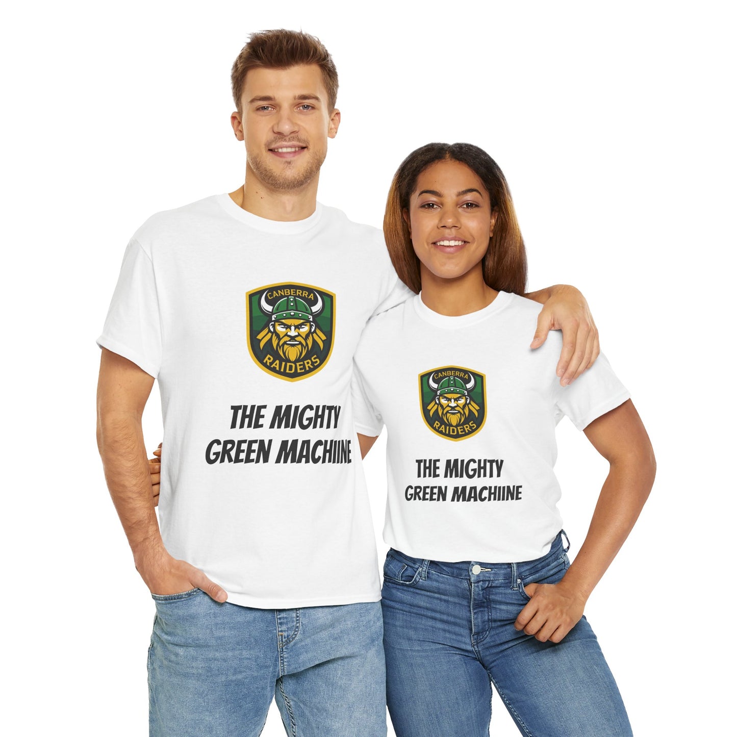 Canberra Raiders Heavy Cotton Tee - Sports Fan T-Shirt, Unisex Graphic Tee, Perfect for Game Day, Gift for Football Lovers, [...]
