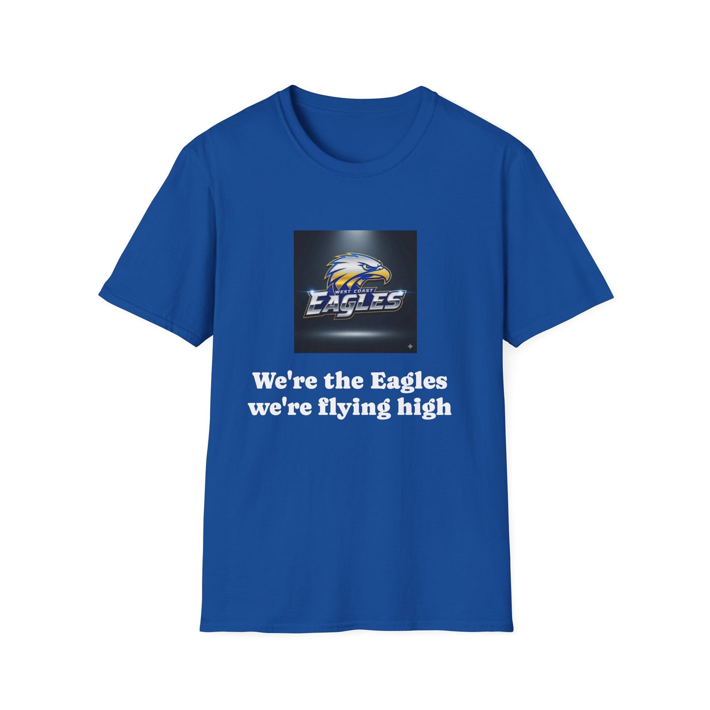AFL West Coast Eagle Graphic Unisex Softstyle T-Shirt - Sporty Fashion, Unique Design, Game Day Apparel, Gift for Fans, Casual Wear