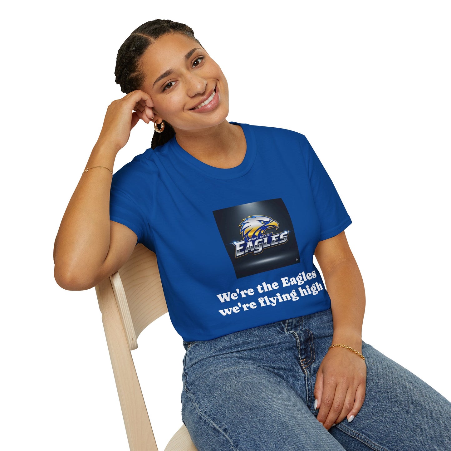 AFL West Coast Eagle Graphic Unisex Softstyle T-Shirt - Sporty Fashion, Unique Design, Game Day Apparel, Gift for Fans, Casual Wear