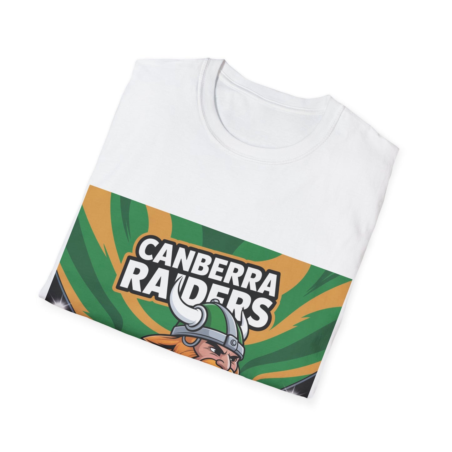 Canberra Raiders Unisex Softstyle T-Shirt - Sporty Tee for Fans, Casual Wear, Gift for Sports Lovers, Rugby Merchandise, Team Apparel