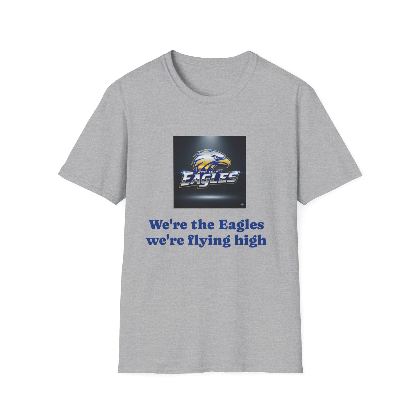 AFL West Coast Eagle Graphic Unisex Softstyle T-Shirt - Sporty Fashion, Unique Design, Game Day Apparel, Gift for Fans, Casual Wear