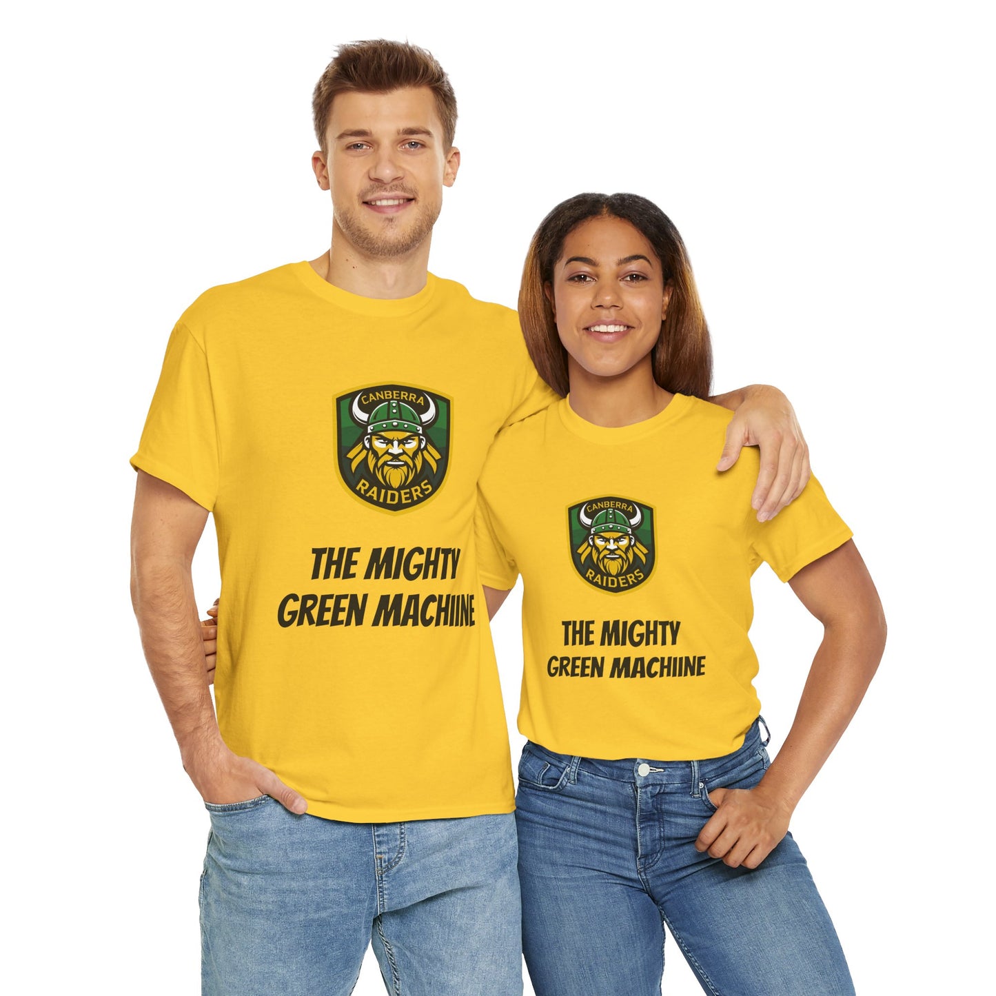 Canberra Raiders Heavy Cotton Tee - Sports Fan T-Shirt, Unisex Graphic Tee, Perfect for Game Day, Gift for Football Lovers, [...]