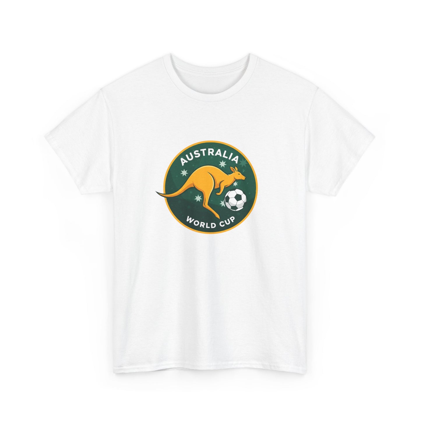 Australia Soccer World Cup Tee, Unisex Cotton Shirt, Sporty Fan Apparel, Soccer Gift, World Cup Merchandise, Team Australia T-Shirt