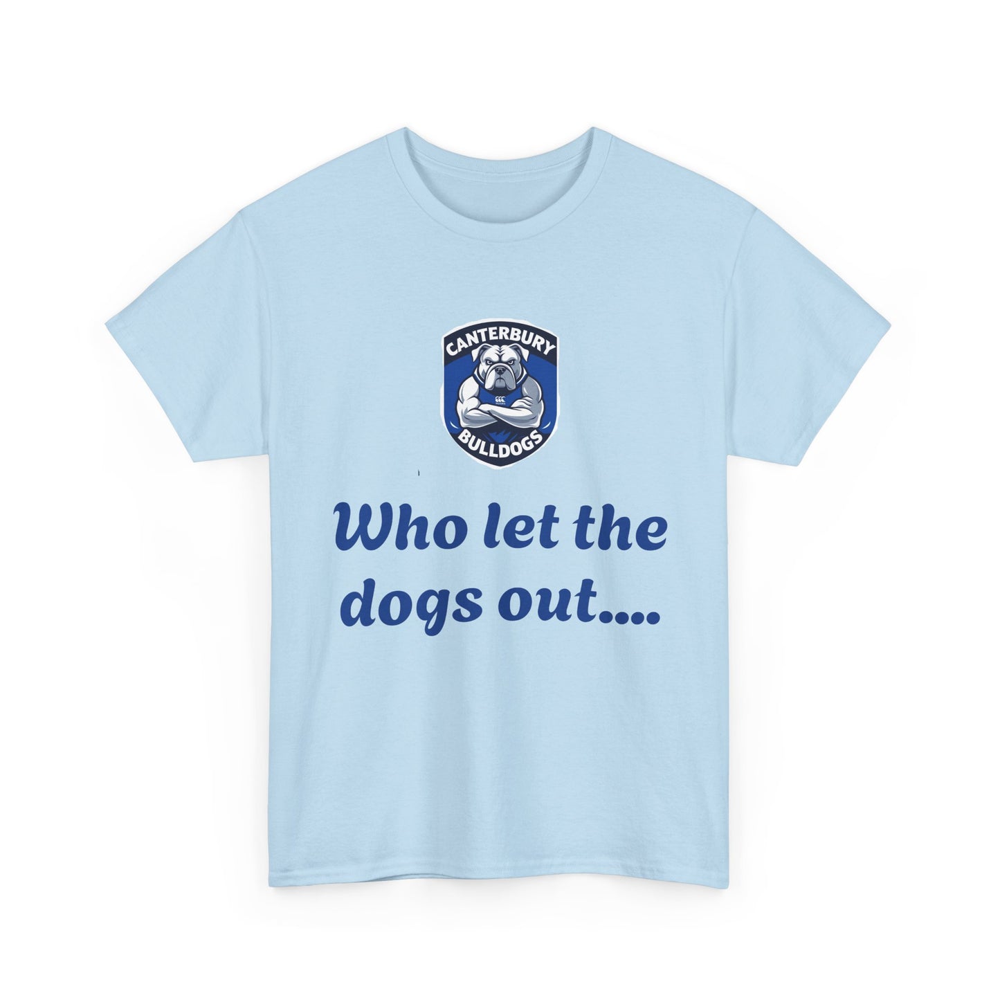 Canterbury Bankstown Bulldogs Unisex Heavy Cotton Tee