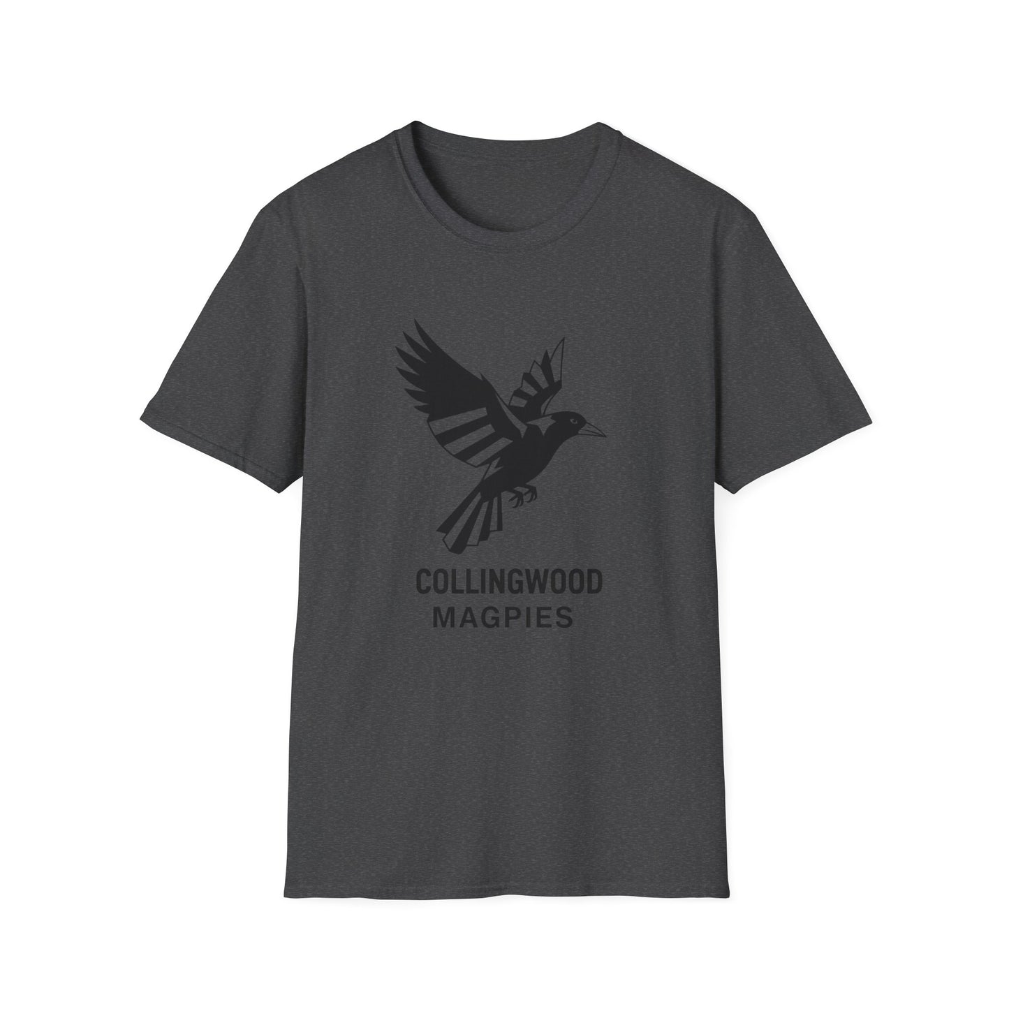 Collingwood Magpies Unisex Softstyle T-Shirt - Sporty Fan Tee, Casual Wear, Gift for Fans, Everyday Style, Comfy, Celebrations