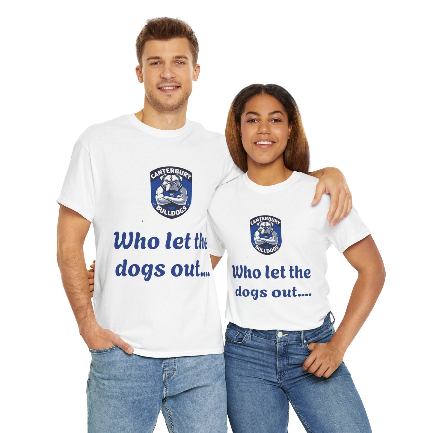 Canterbury Bankstown Bulldogs Unisex Heavy Cotton Tee