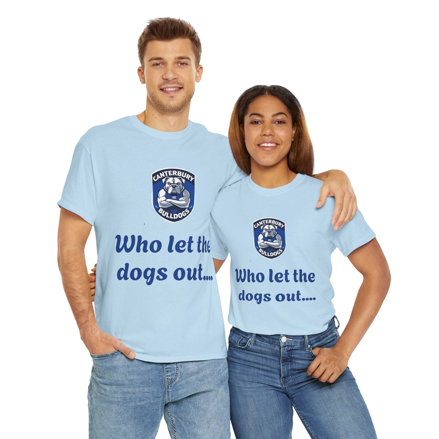 Canterbury Bankstown Bulldogs Unisex Heavy Cotton Tee