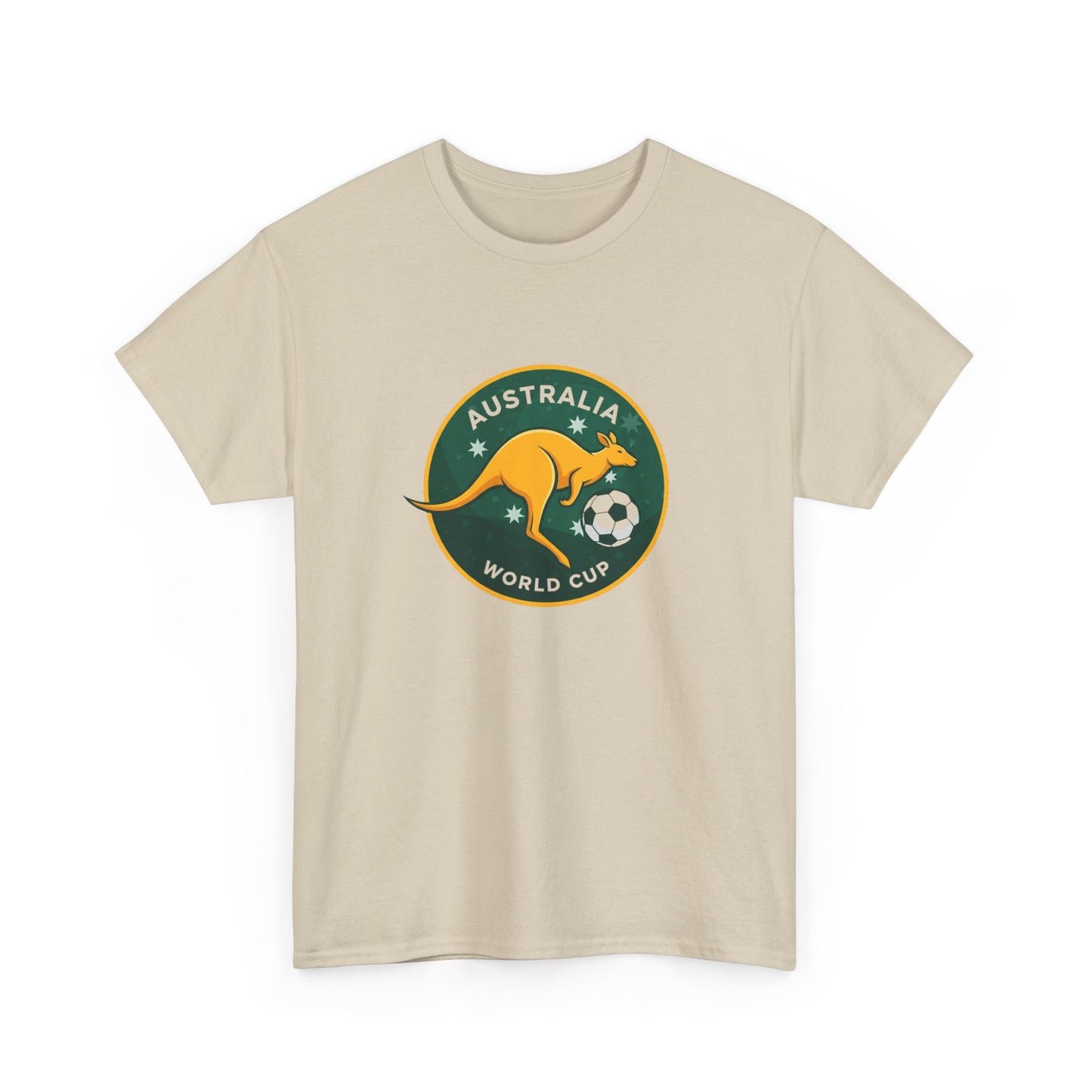 Australia Soccer World Cup Tee, Unisex Cotton Shirt, Sporty Fan Apparel, Soccer Gift, World Cup Merchandise, Team Australia T-Shirt